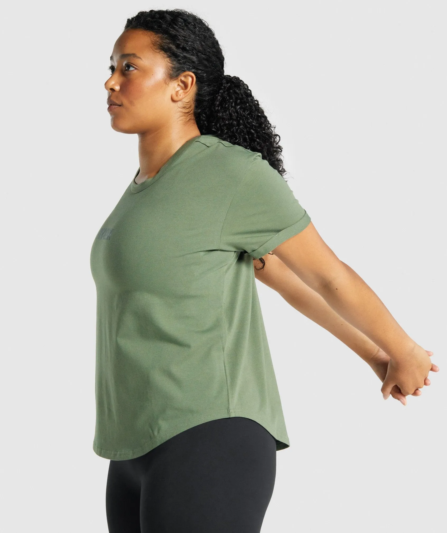 Gymshark Apollo Graphic T-Shirt - Green sold by Gymshark product image thumbnail 3