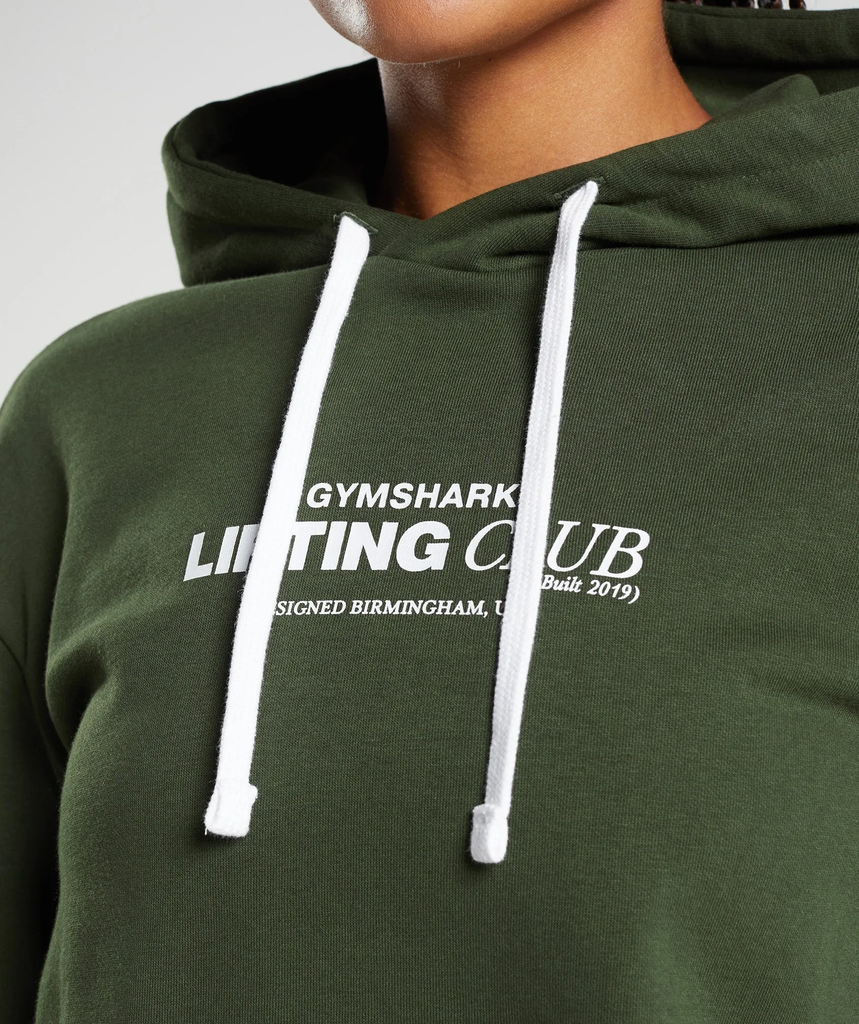Gymshark Social Club Oversized Hoodie - Moss Olive sold by Gymshark product image thumbnail 3