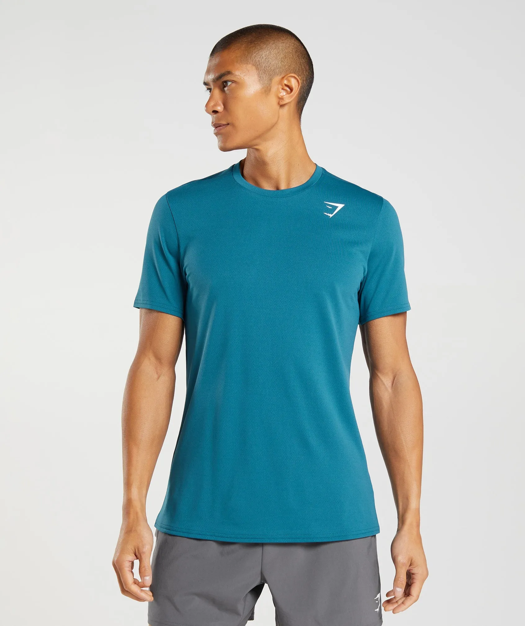 Gymshark Arrival T-Shirt - Atlantic Blue sold by Gymshark
