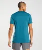 Gymshark Arrival T-Shirt - Atlantic Blue sold by Gymshark