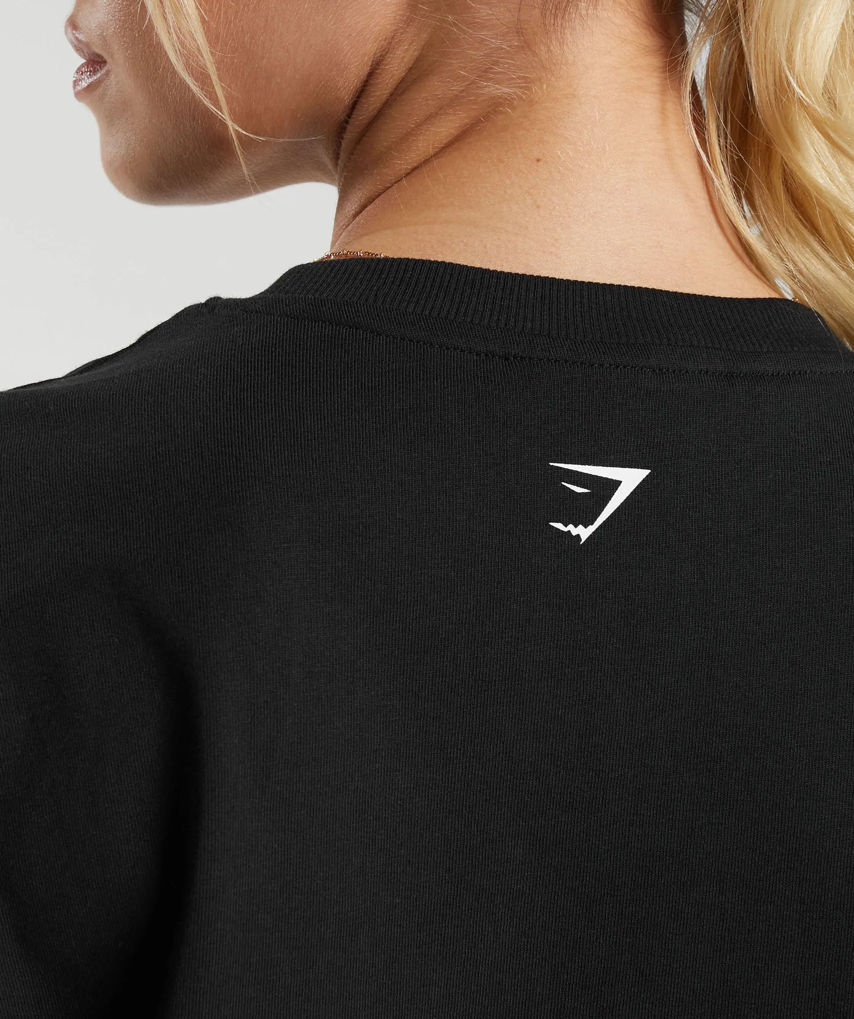 Gymshark Shark Attack Oversized T-Shirt - Black sold by Gymshark product image thumbnail 5