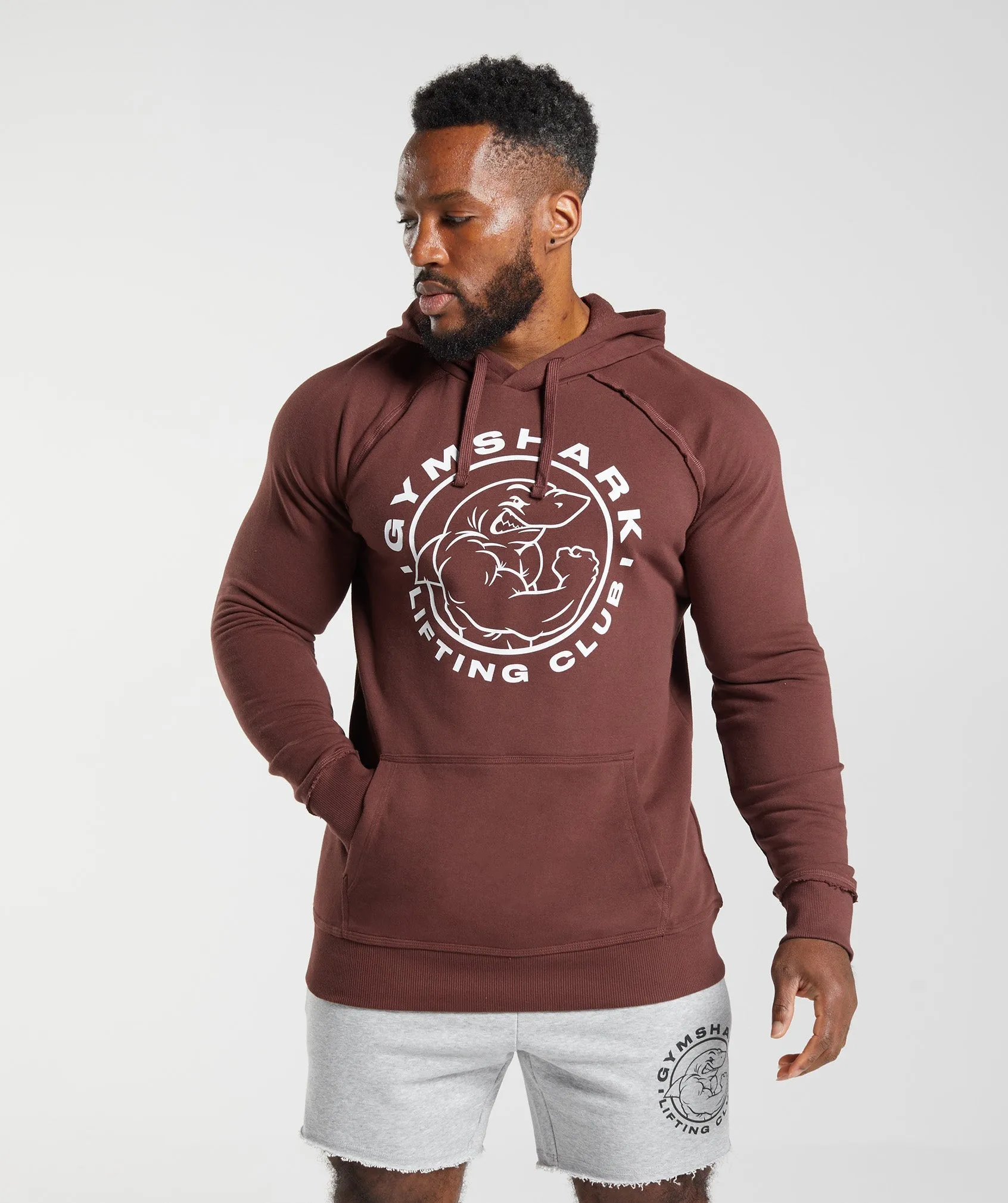 Gymshark Legacy Hoodie - Cherry Brown sold by Gymshark