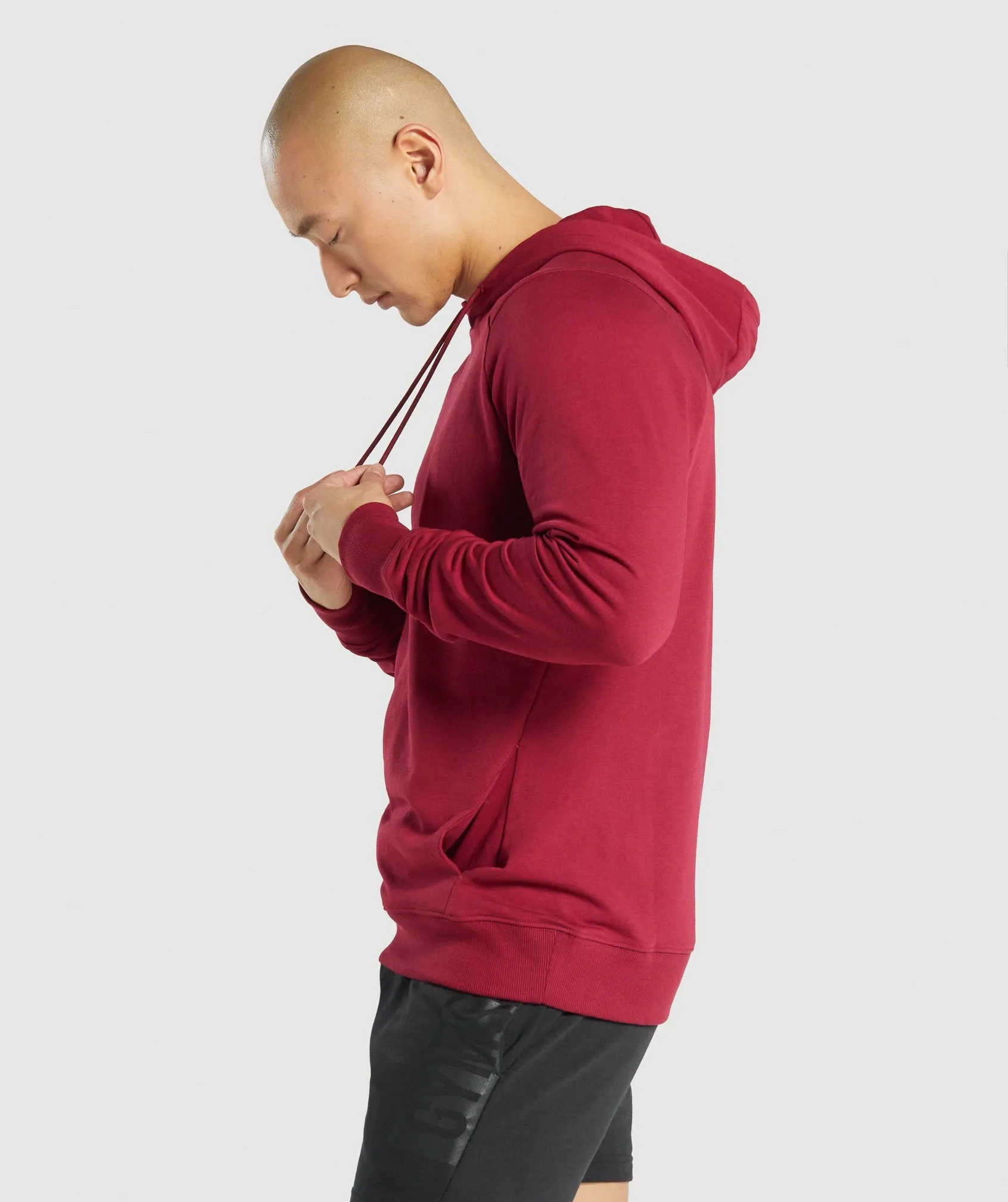 Gymshark Bold Hoodie - Burgundy sold by Gymshark product image thumbnail 3