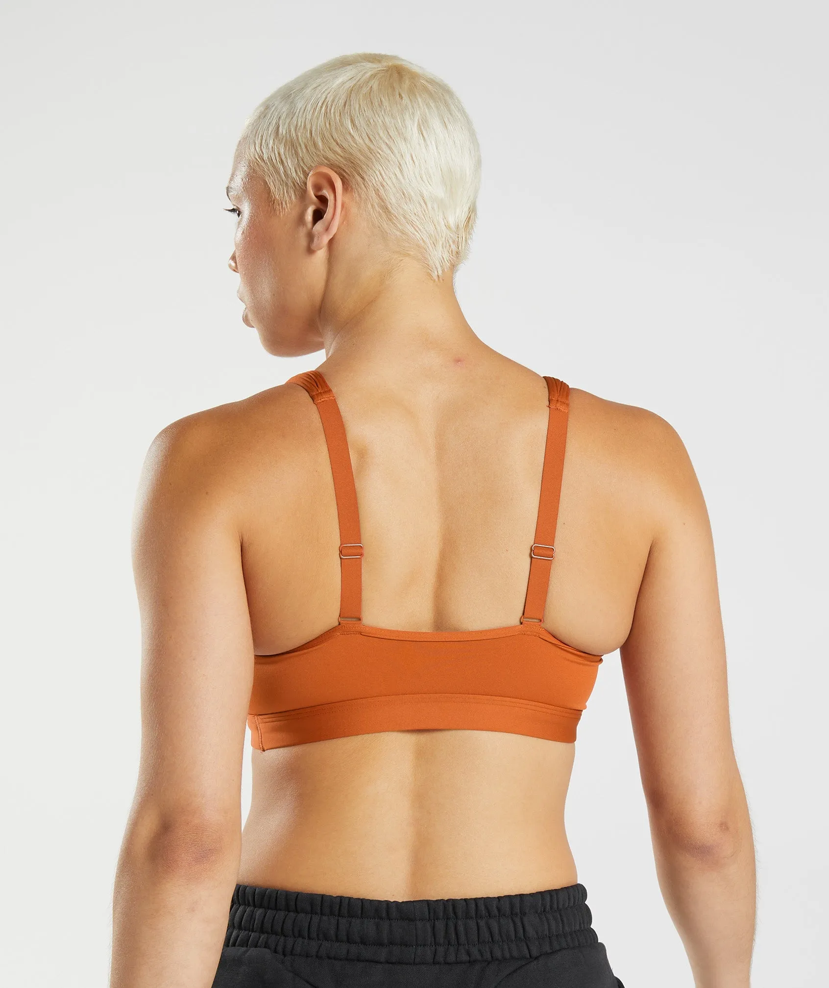 Gymshark Scoop Neck Sports Bra - Cayenne Red sold by Gymshark product image thumbnail 2