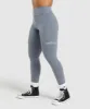 Gymshark Gymshark Lifting Logo Leggings - Iron Blue sold by Gymshark