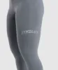 Gymshark Gymshark Lifting Logo Leggings - Iron Blue sold by Gymshark