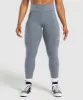 Gymshark Gymshark Lifting Logo Leggings - Iron Blue sold by Gymshark