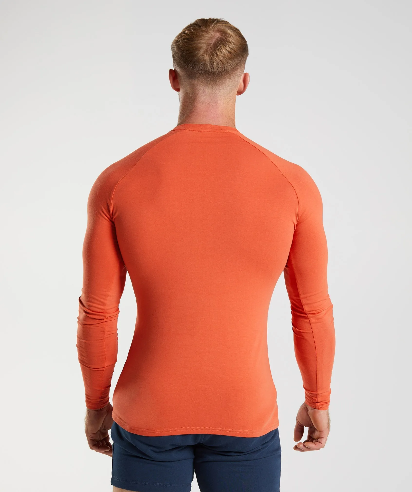 Gymshark Apollo Long Sleeve T-Shirt - Storm Red sold by Gymshark product image thumbnail 2