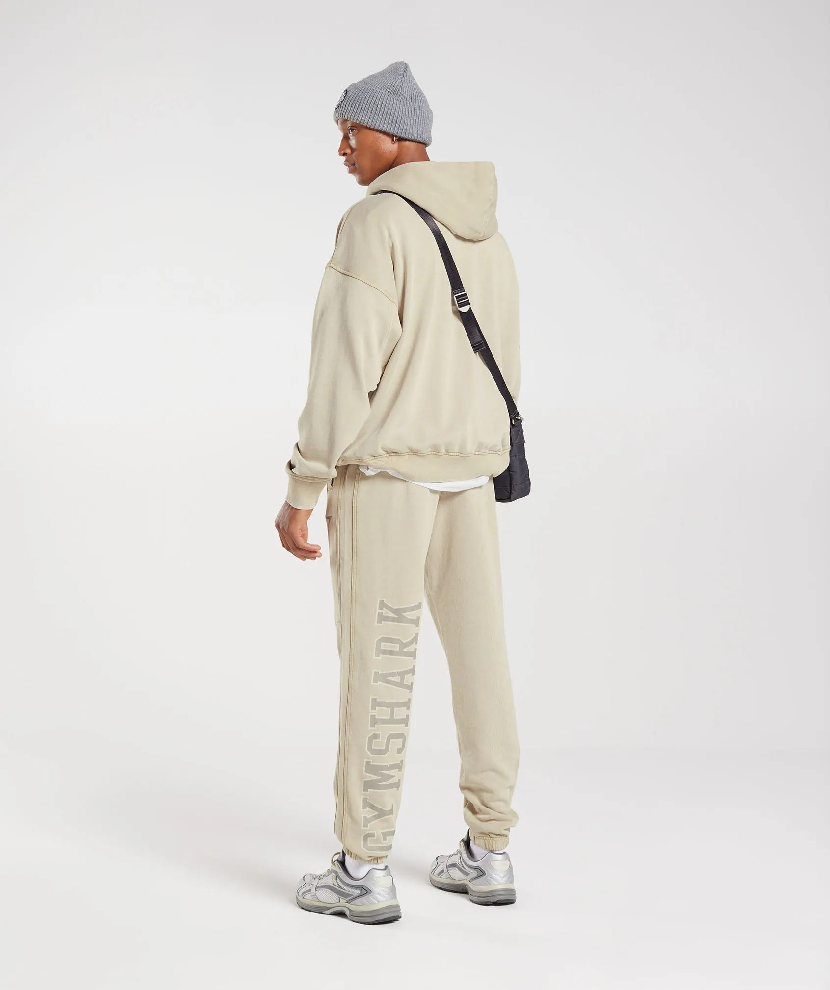 Gymshark Collegiate Joggers - Pebble Grey/Acid Wash sold by Gymshark product image thumbnail 4