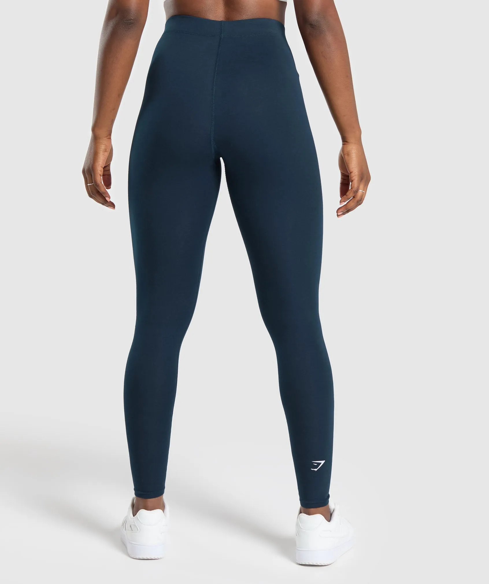 Gymshark Cotton Leggings - Navy sold by Gymshark product image thumbnail 2