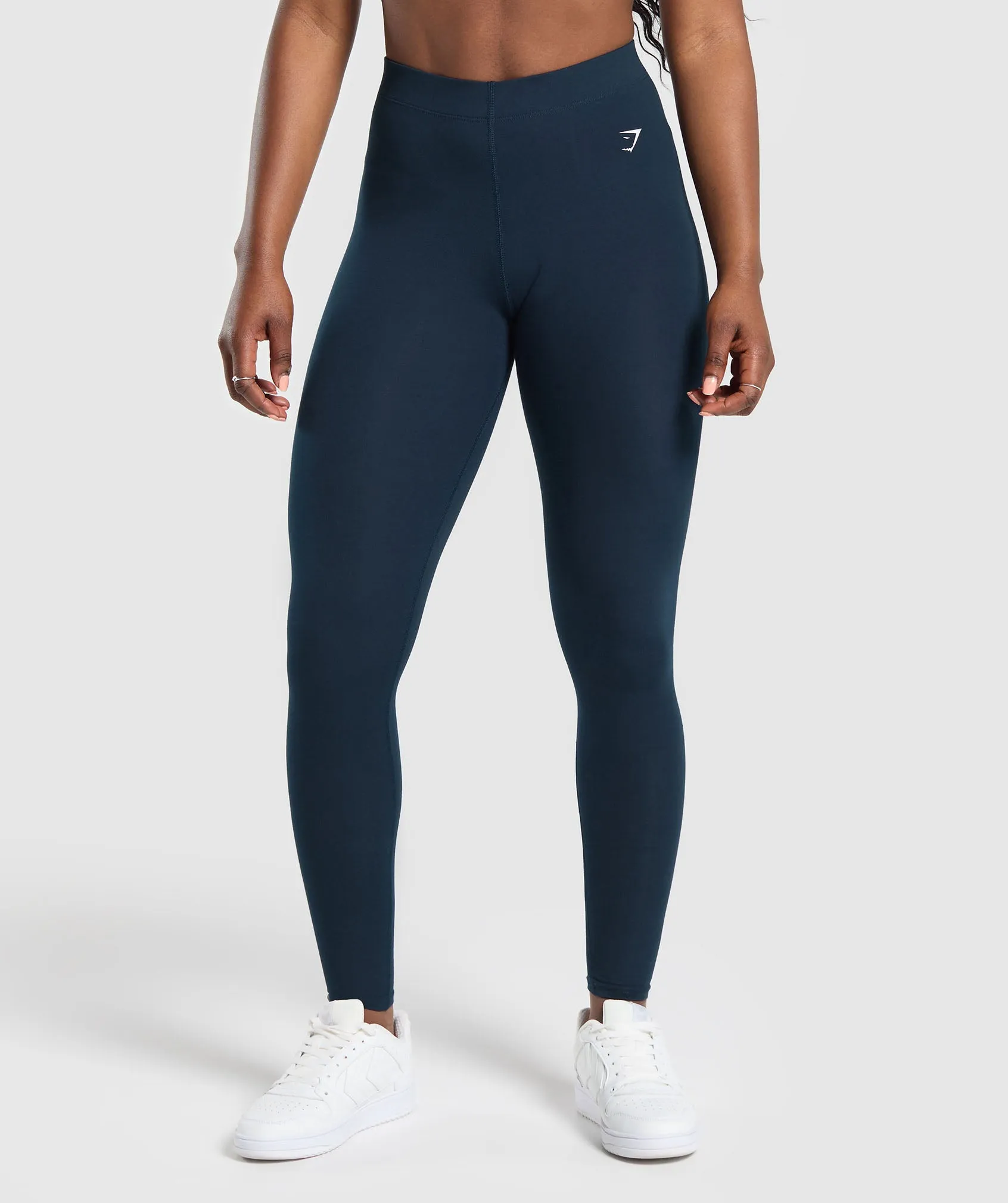 Gymshark Cotton Leggings - Navy sold by Gymshark