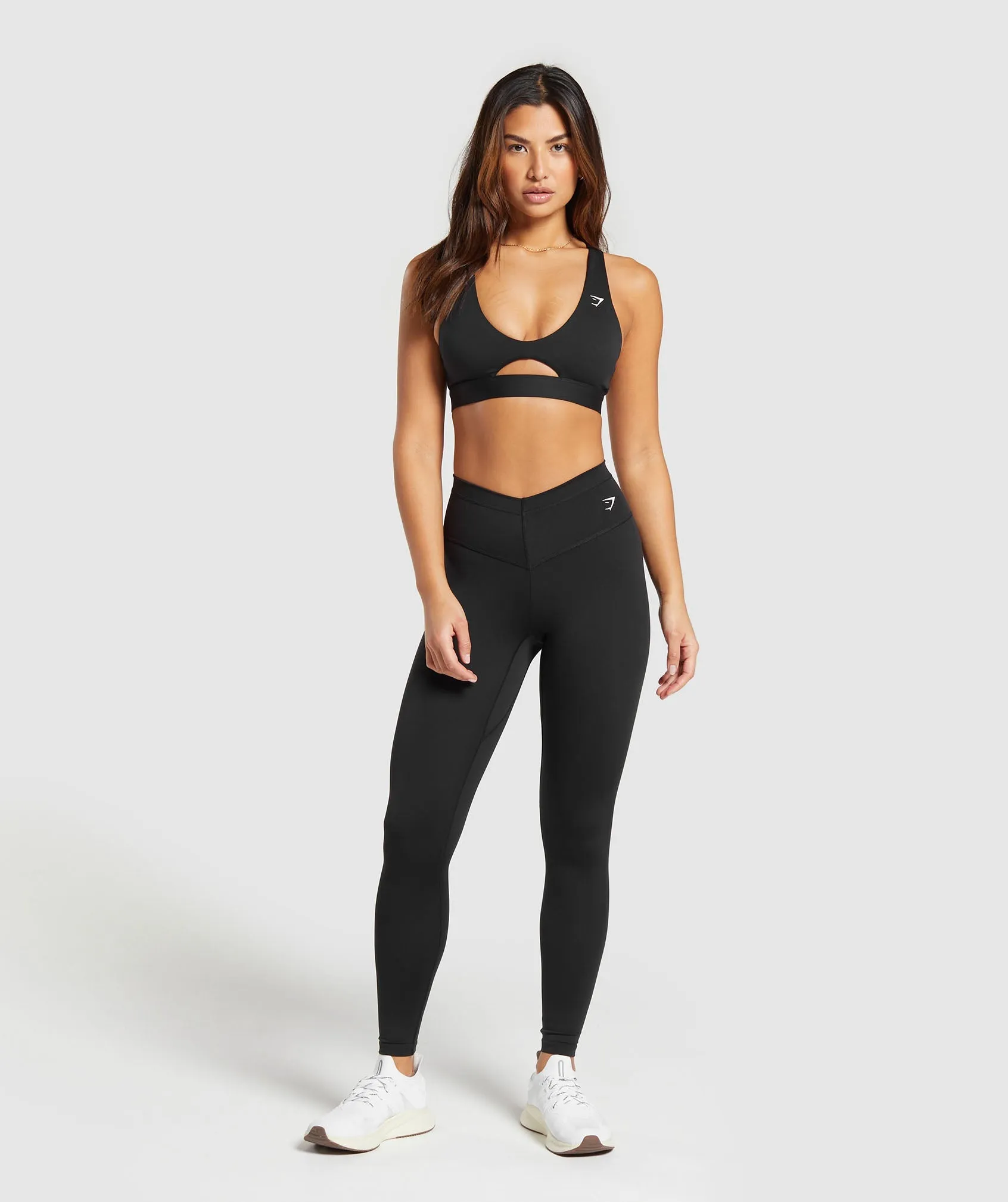 Gymshark Peek A Boo Sports Bra - Black sold by Gymshark product image thumbnail 4