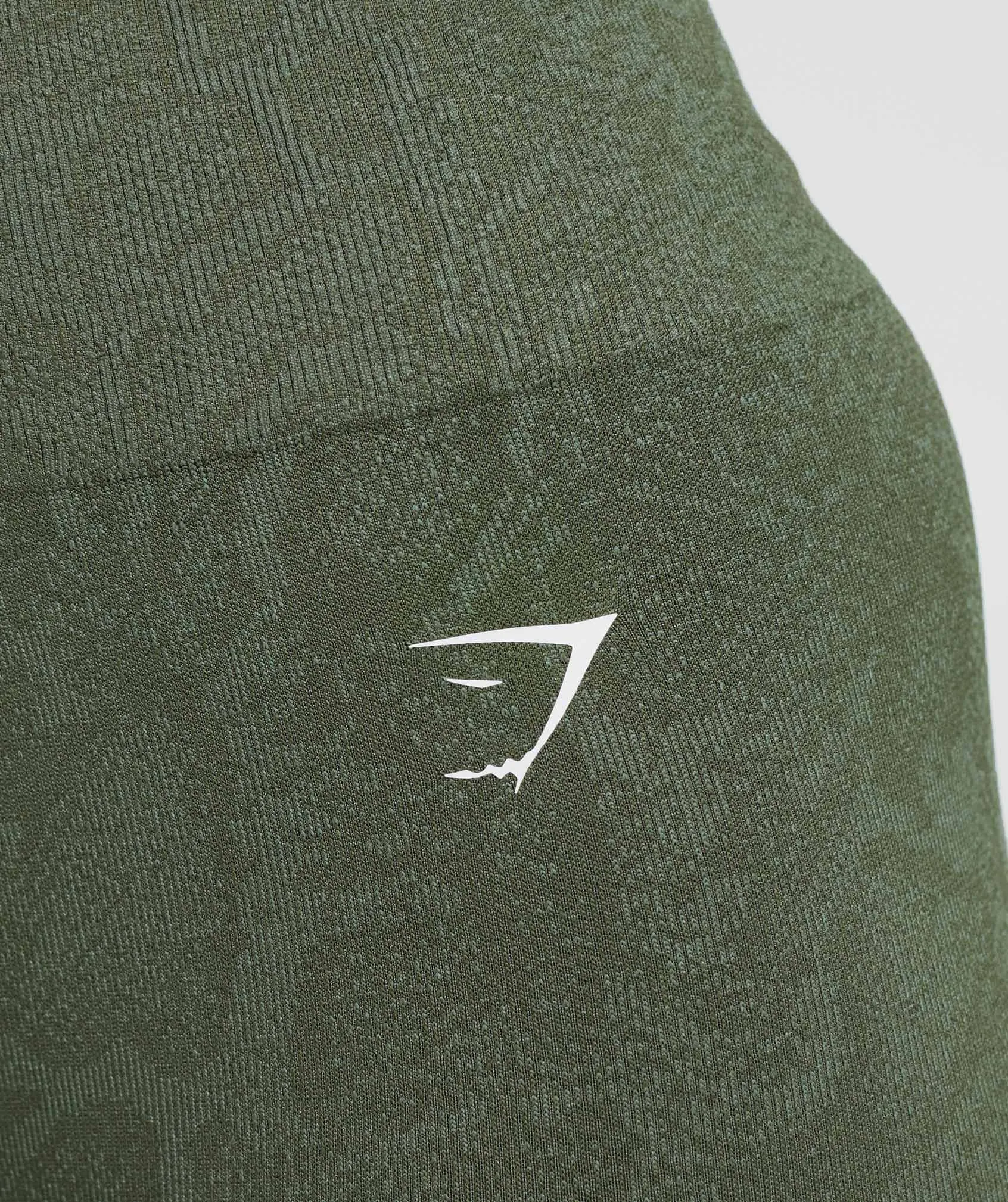 Gymshark Adapt Animal Seamless Leggings - Willow Green/Core Olive sold by Gymshark product image thumbnail 5