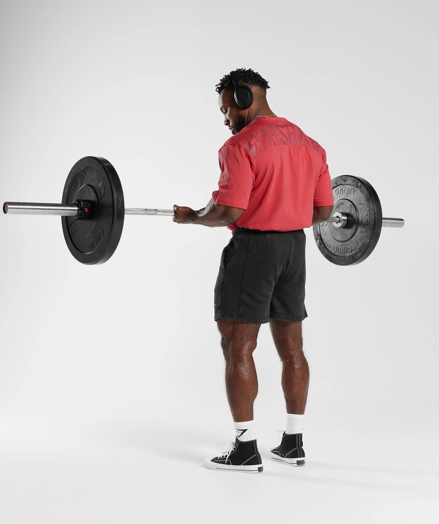 Gymshark Power T-Shirt - Sundried Red sold by Gymshark product image thumbnail 3