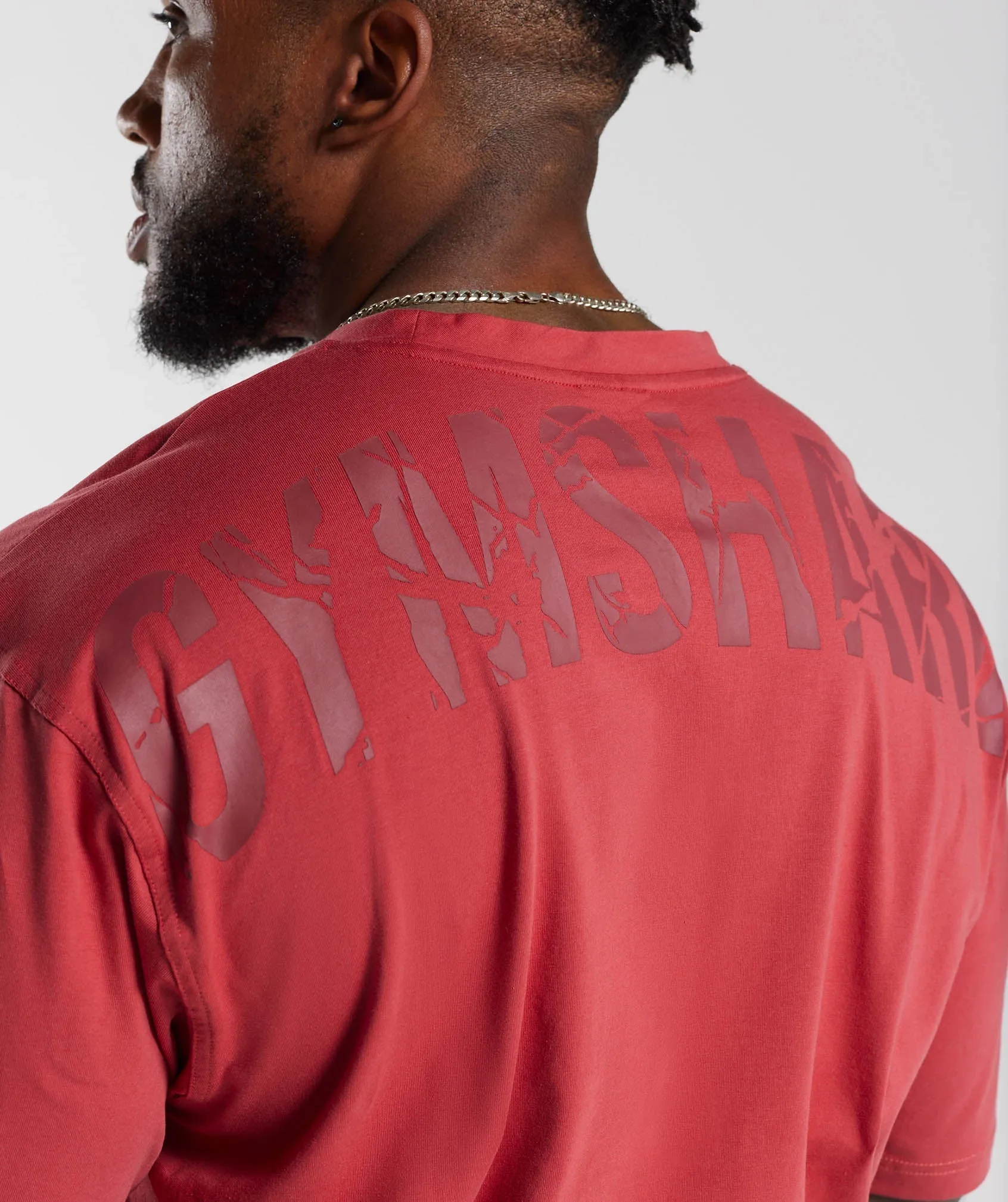 Gymshark Power T-Shirt - Sundried Red sold by Gymshark product image thumbnail 5