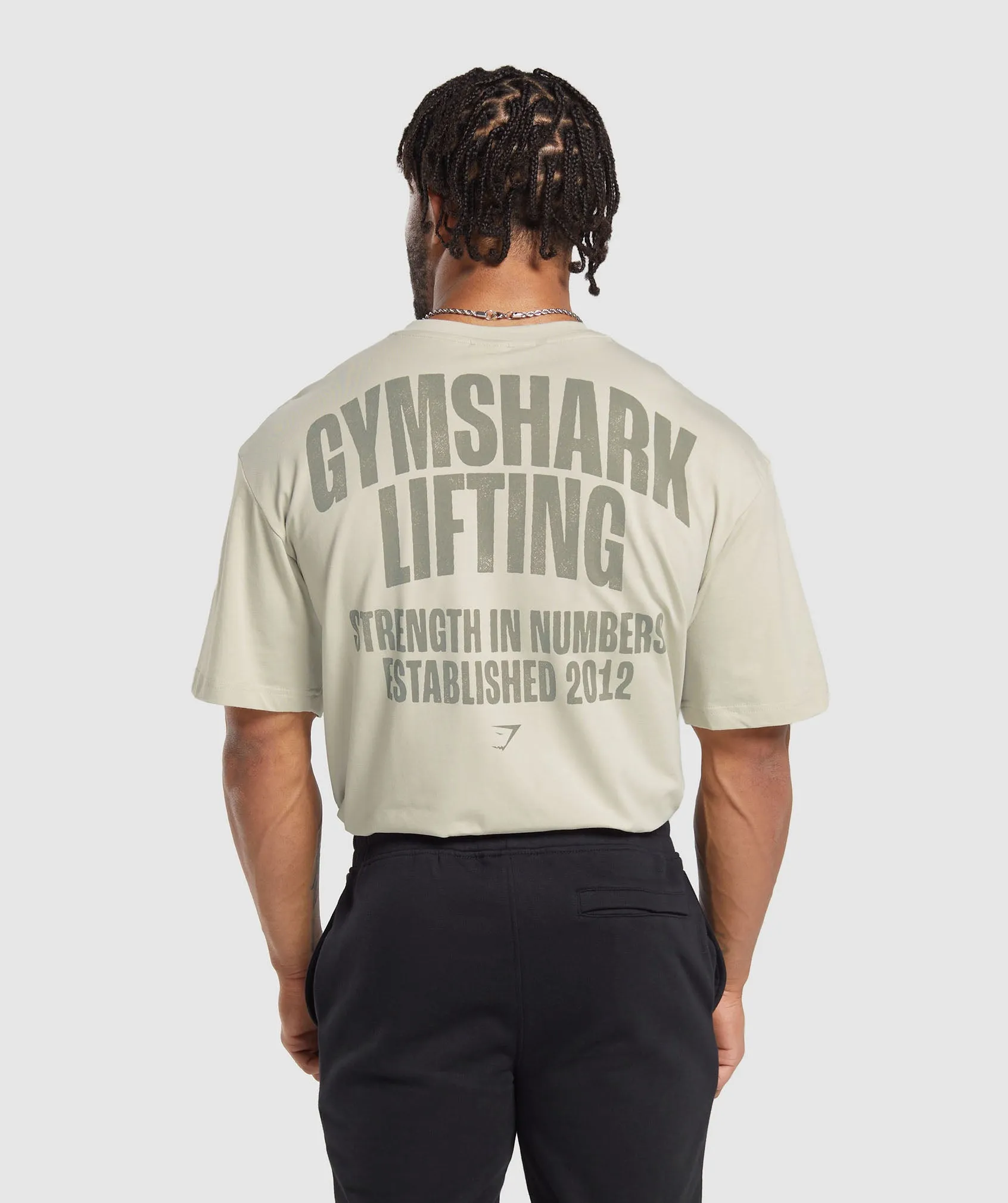 Gymshark Lifting T-Shirt - Pebble Grey sold by Gymshark