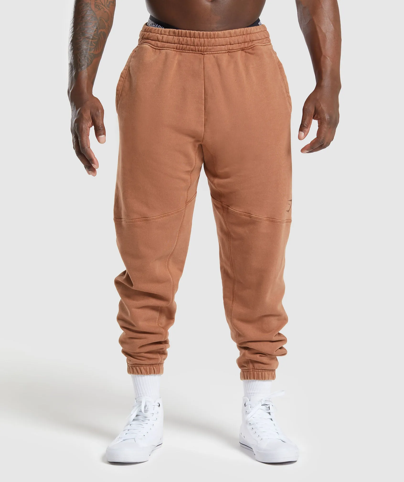 Gymshark Power Washed Joggers - Canyon Brown sold by Gymshark