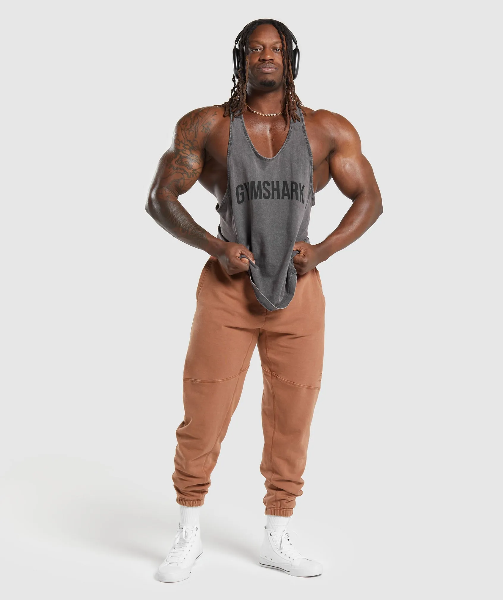 Gymshark Power Washed Joggers - Canyon Brown sold by Gymshark product image thumbnail 4
