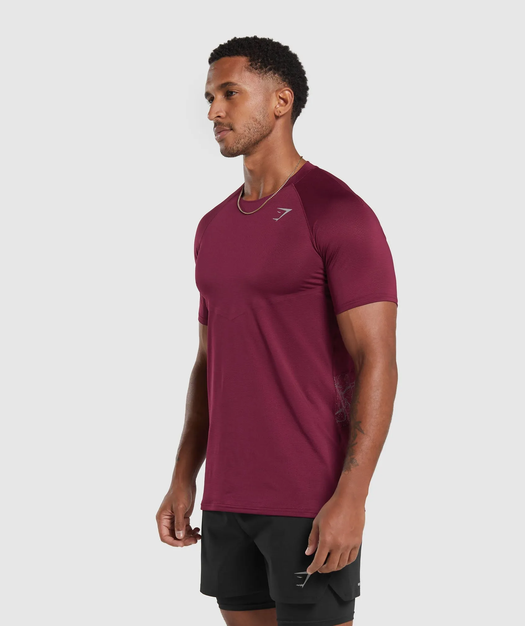Gymshark Speed T-Shirt - Plum Pink sold by Gymshark product image thumbnail 3