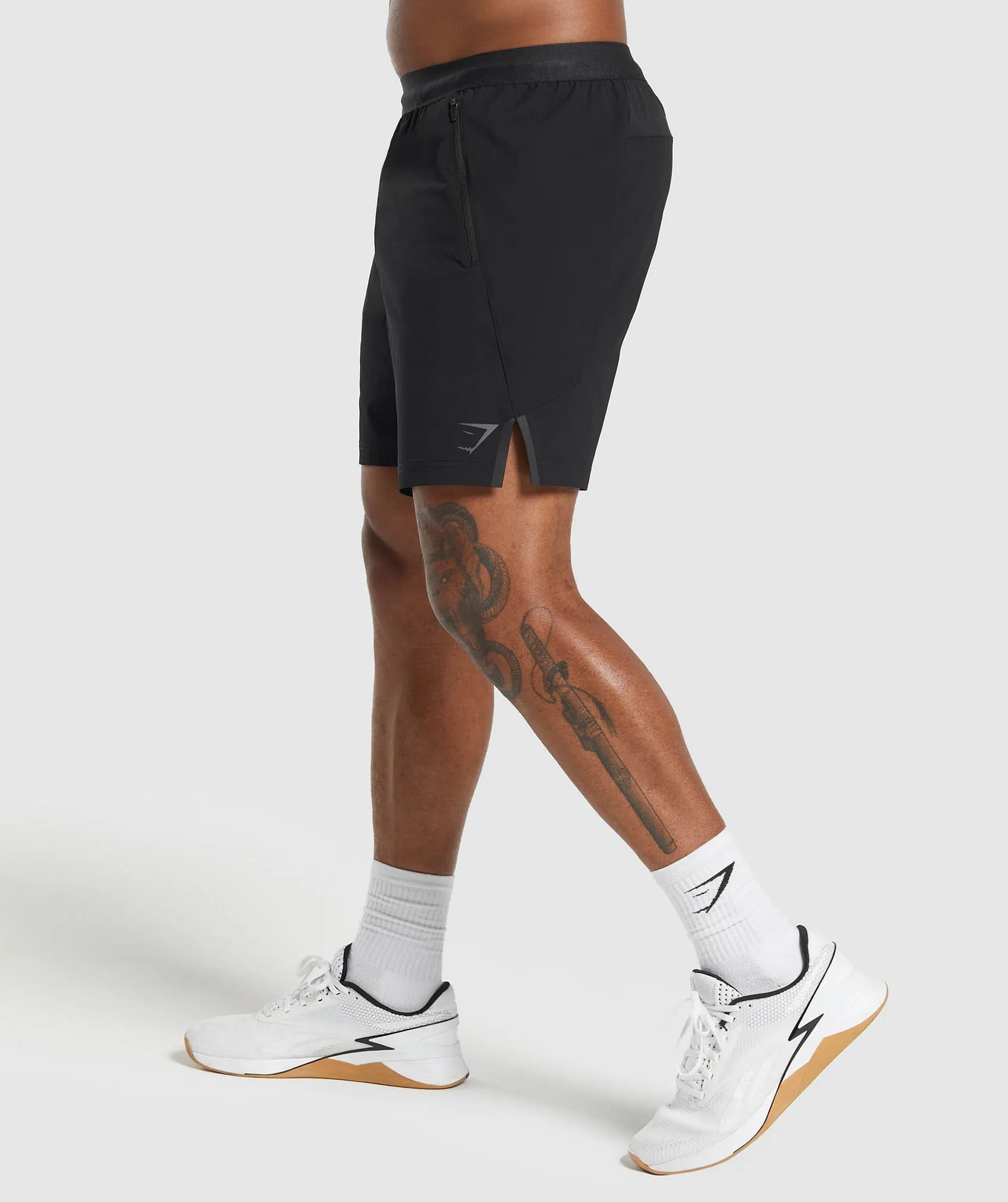 Gymshark Apex 7" Hybrid Shorts - Black sold by Gymshark product image thumbnail 3