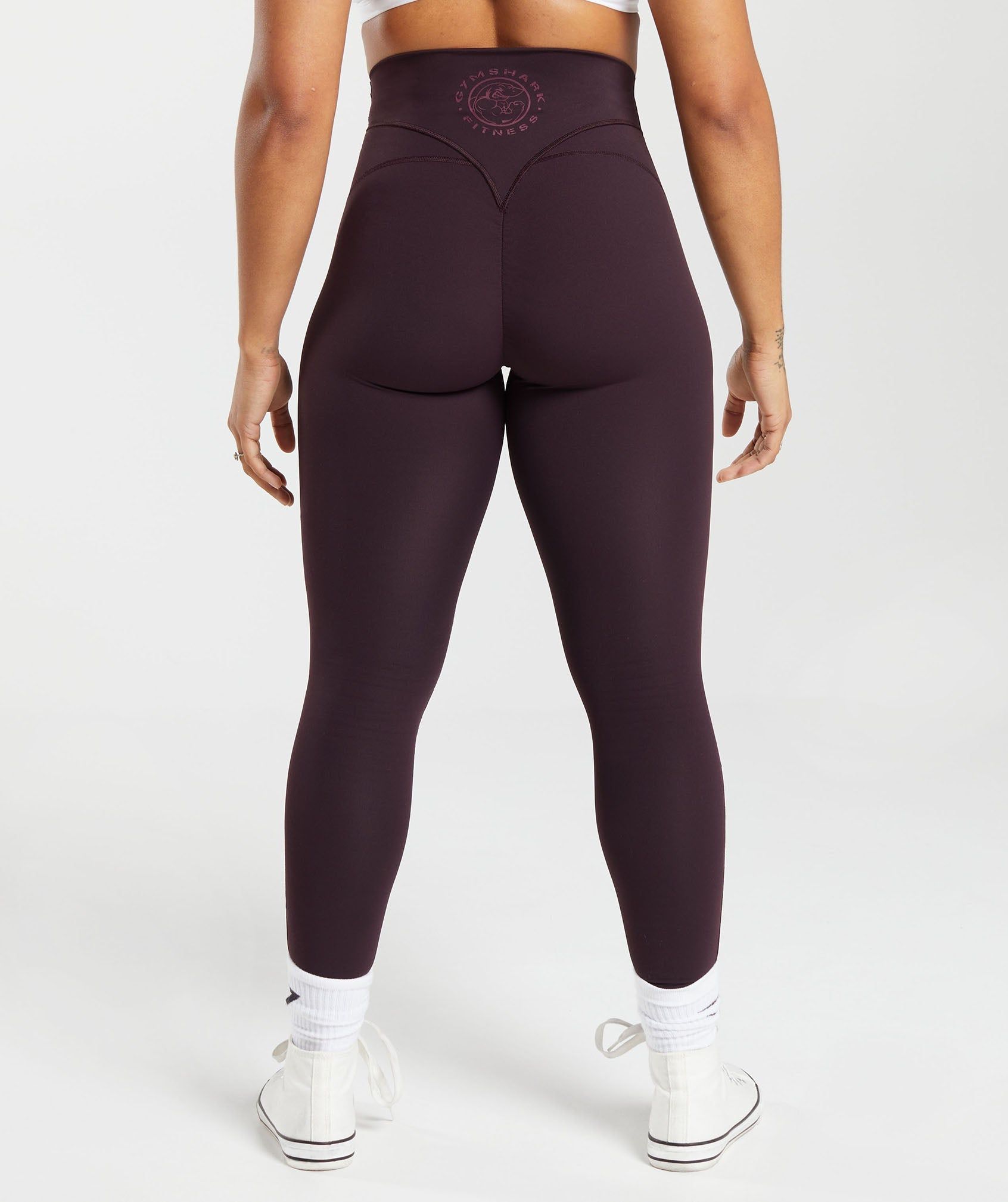 Gymshark Legacy Leggings - Plum Brown sold by Gymshark product image thumbnail 2