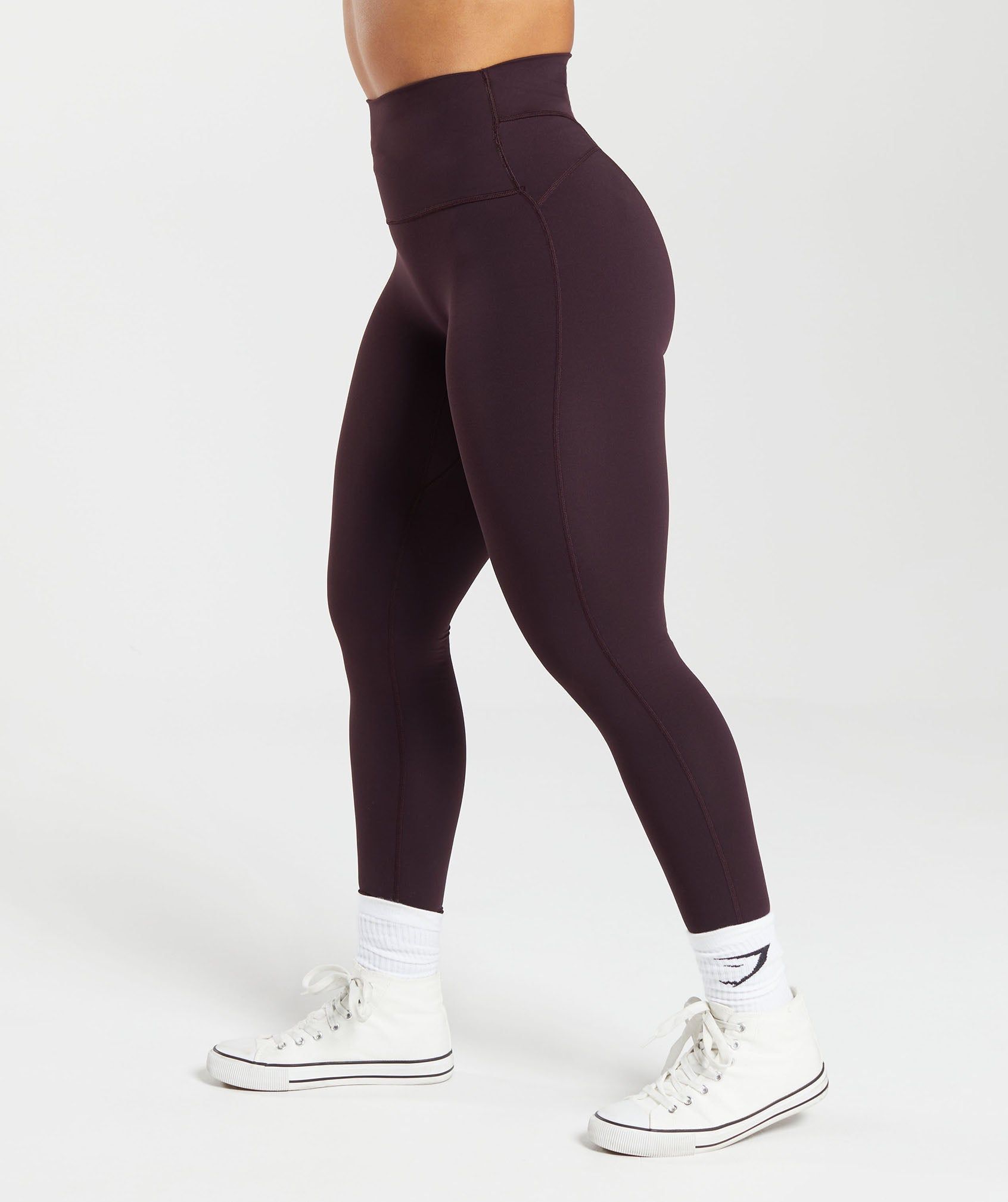Gymshark Legacy Leggings - Plum Brown sold by Gymshark product image thumbnail 3