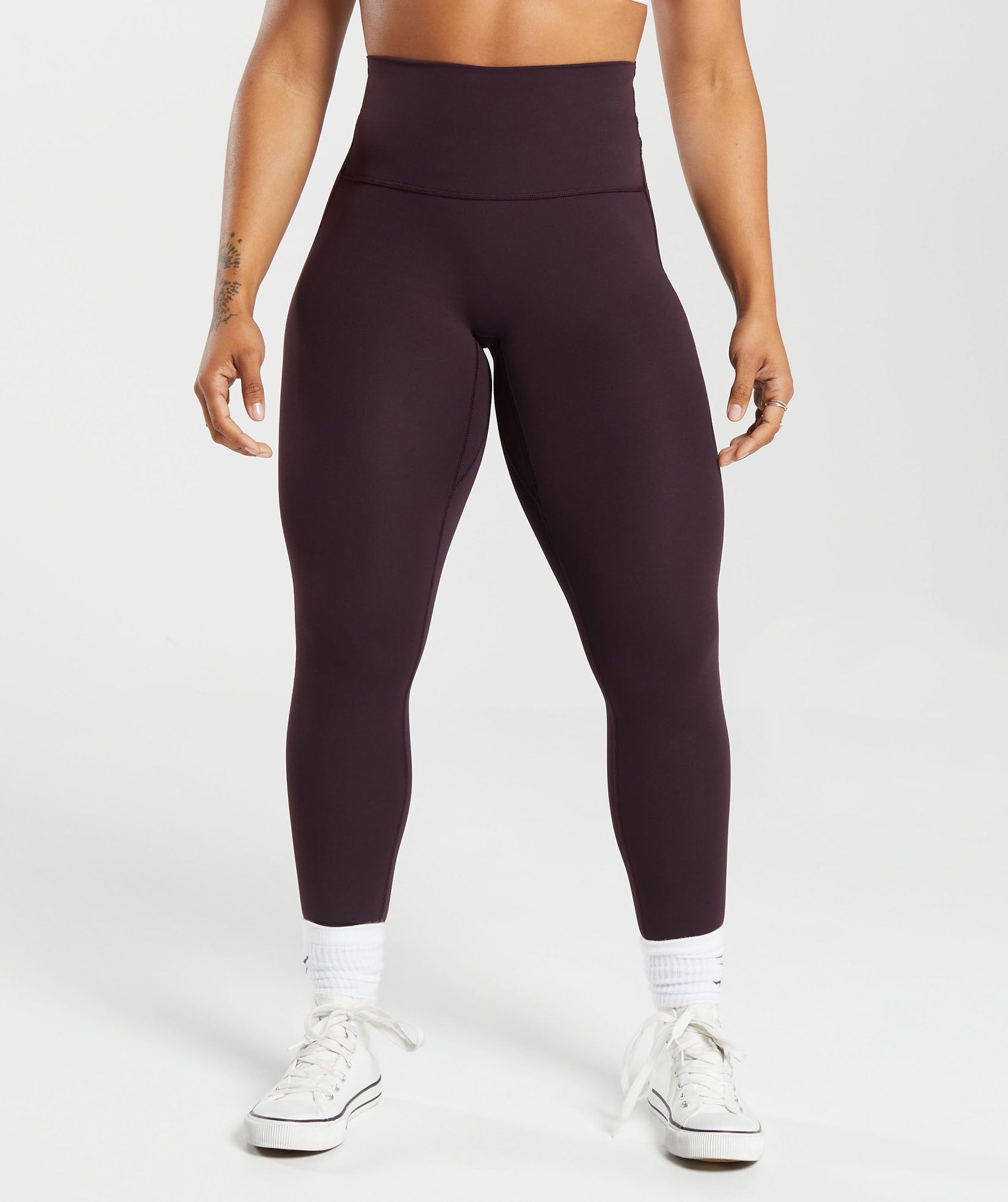Gymshark Legacy Leggings - Plum Brown sold by Gymshark