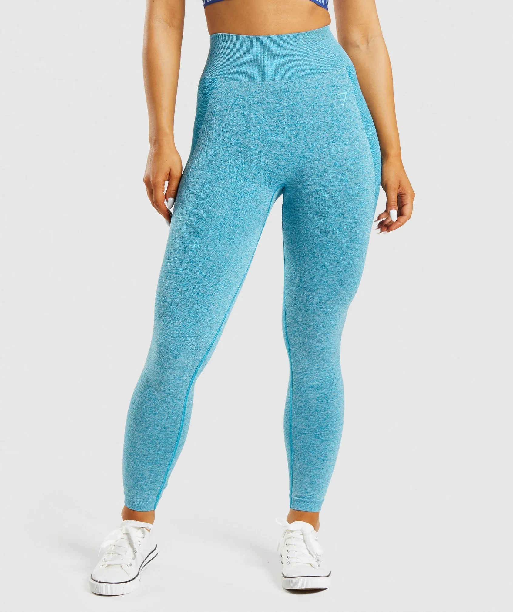 Gymshark Flex High Waisted Leggings - Atlas Blue Marl sold by Gymshark