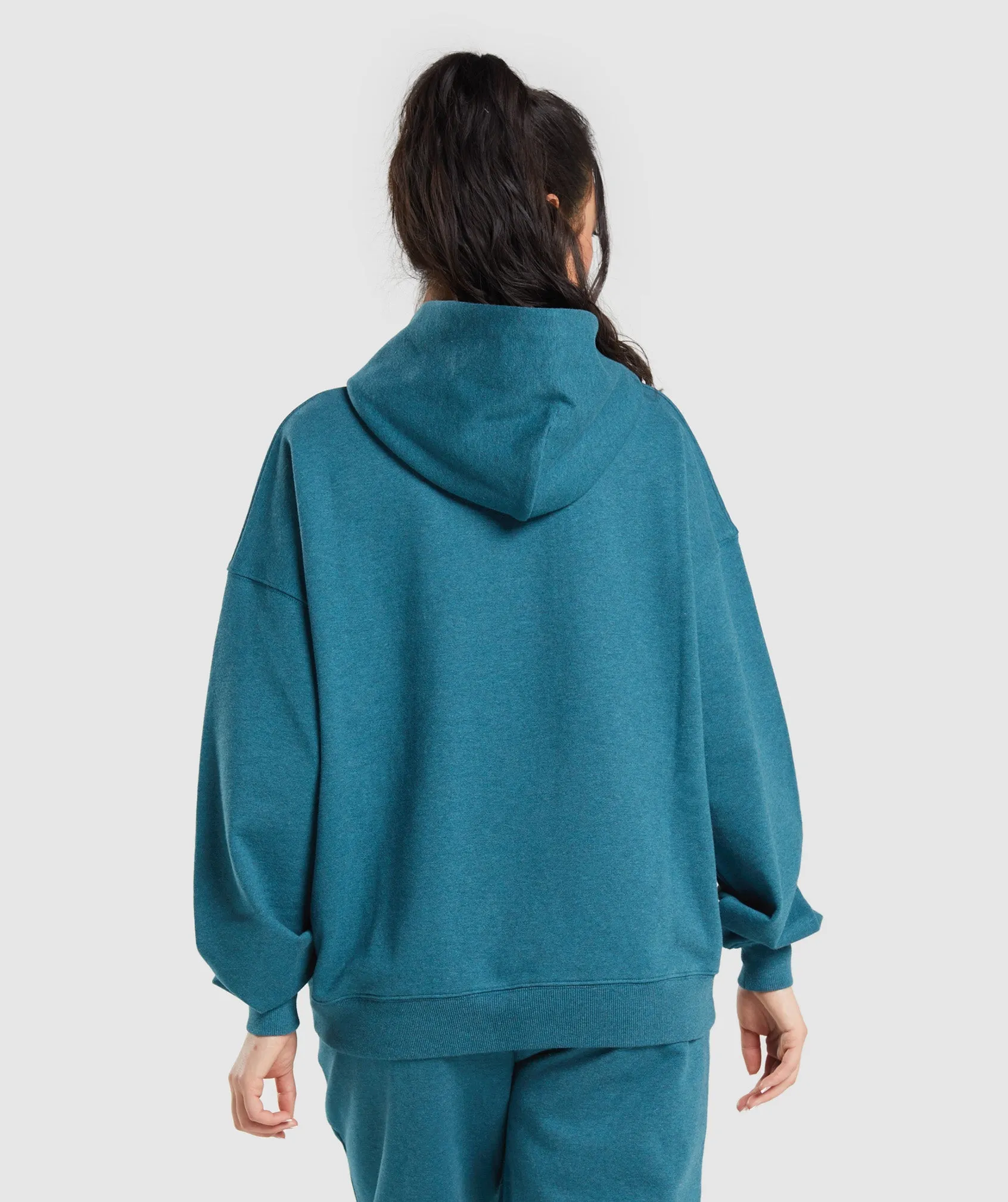 Gymshark Rest Day Sweats Hoodie - Steel Blue Marl sold by Gymshark product image thumbnail 2