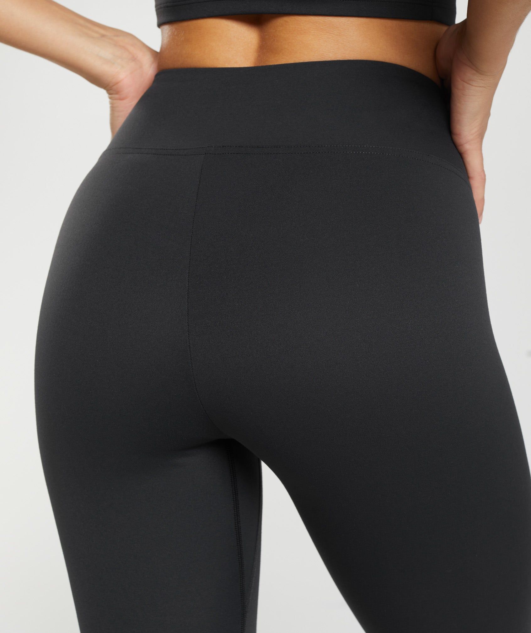 Gymshark Crossover Leggings - Black sold by Gymshark product image thumbnail 6
