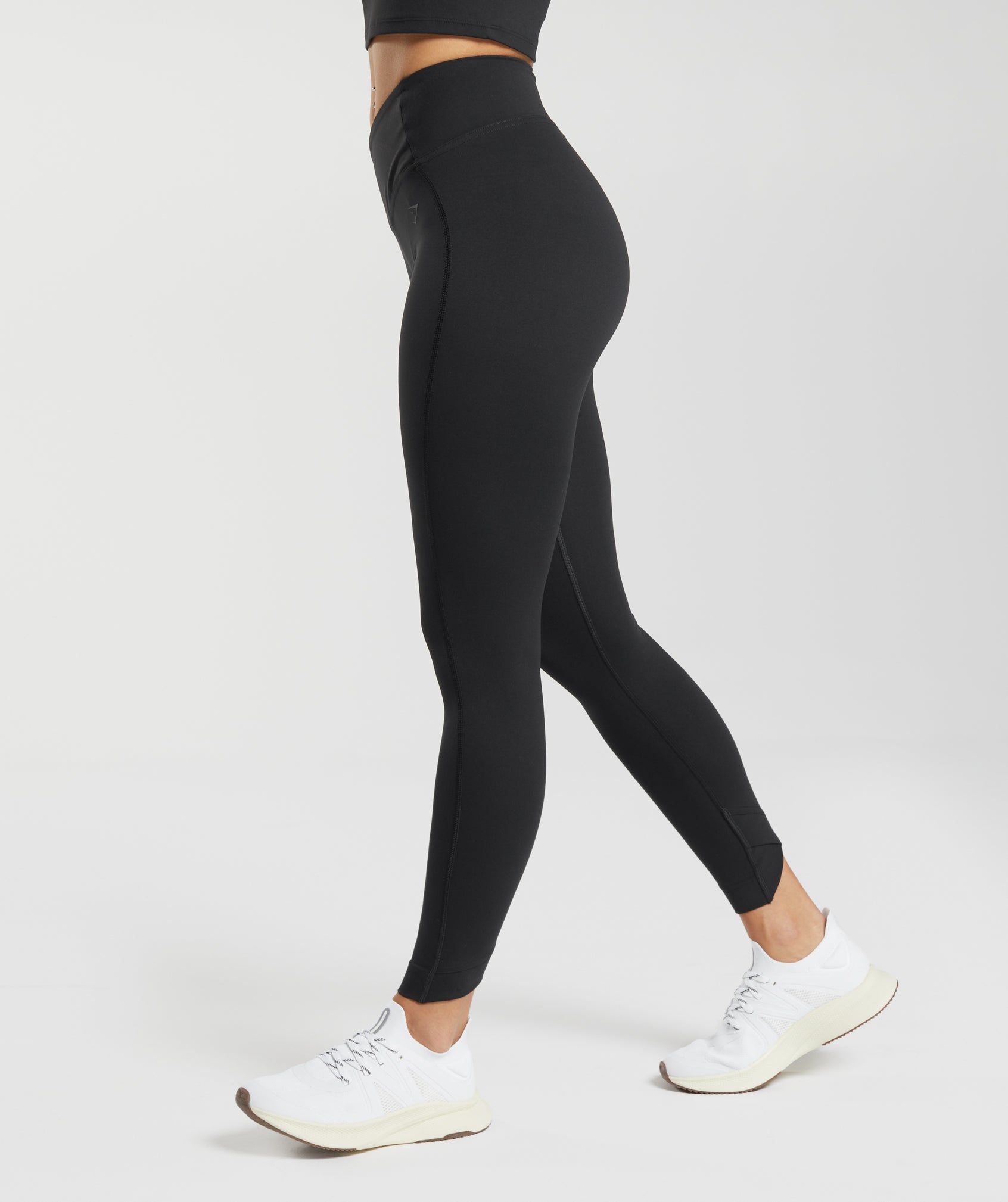 Gymshark Crossover Leggings - Black sold by Gymshark product image thumbnail 3