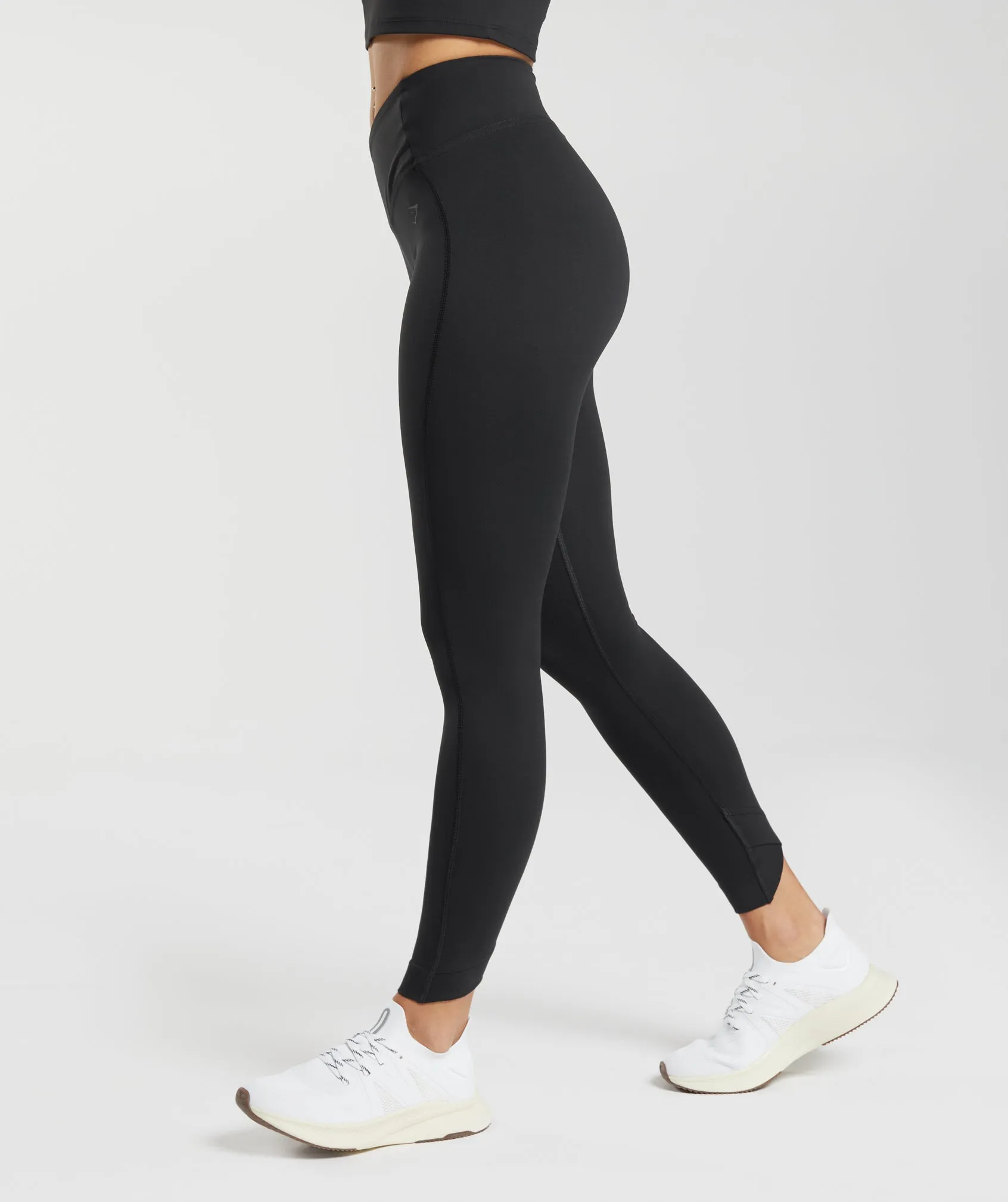 Gymshark Crossover Leggings - Black sold by Gymshark product image thumbnail 3
