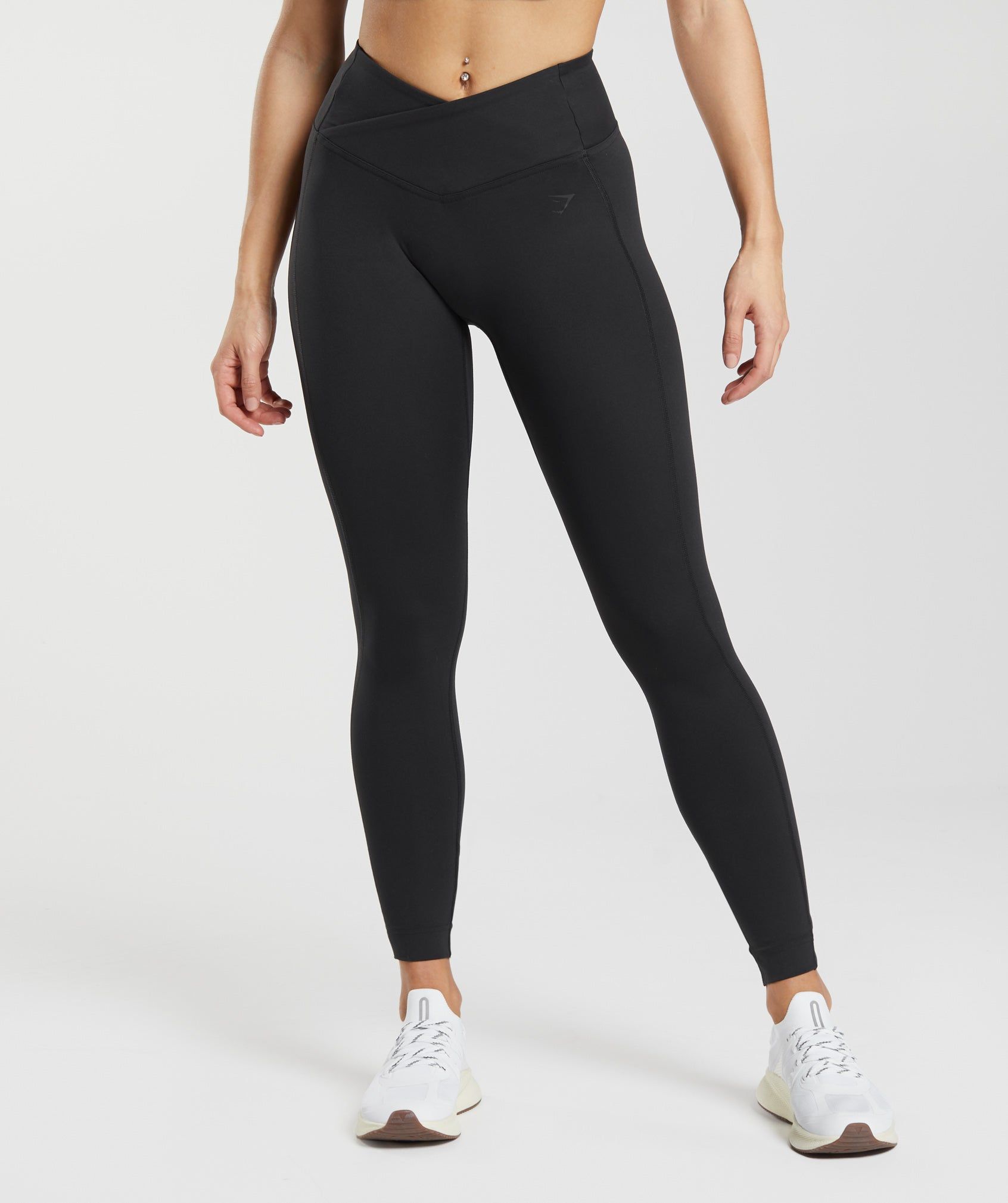 Gymshark Crossover Leggings - Black sold by Gymshark