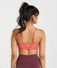 Gymshark Vital V Neck Sports Bra - Chilli Red Marl sold by Gymshark