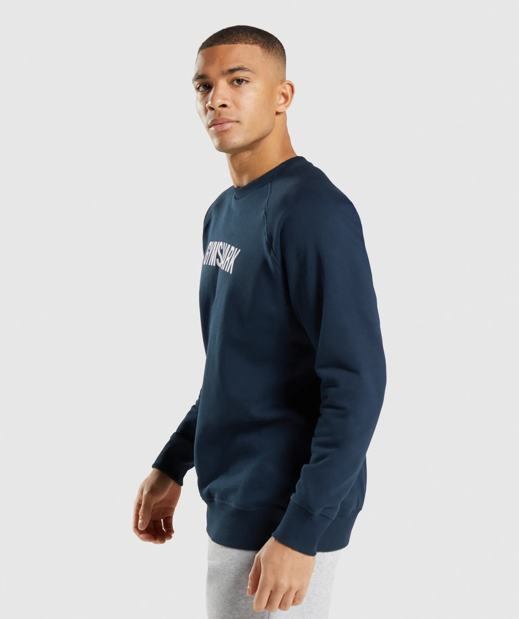 Gymshark Apollo Crew - Navy sold by Gymshark product image thumbnail 3