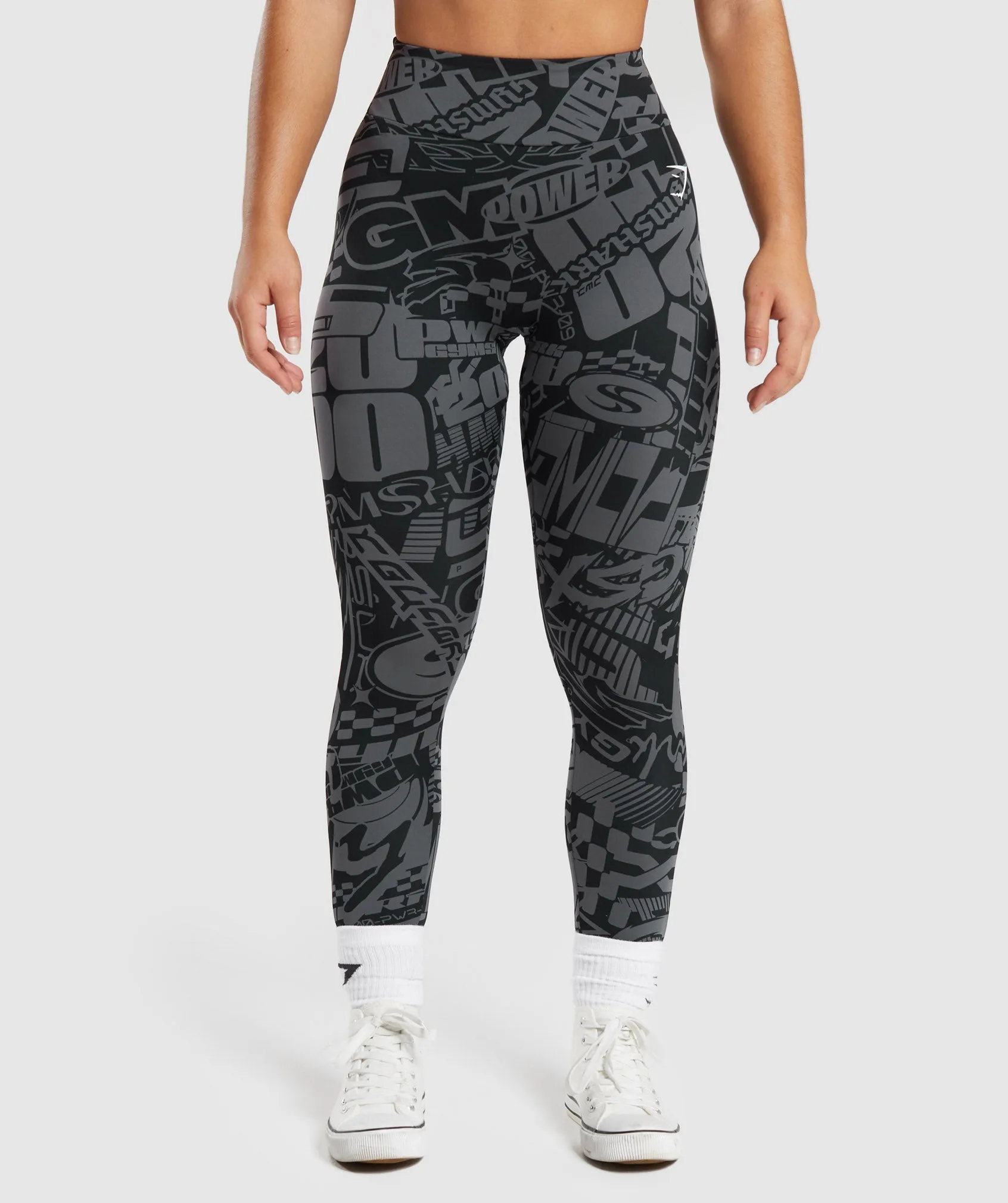 GS Power Regular Leggings - Dark Grey sold by Gymshark