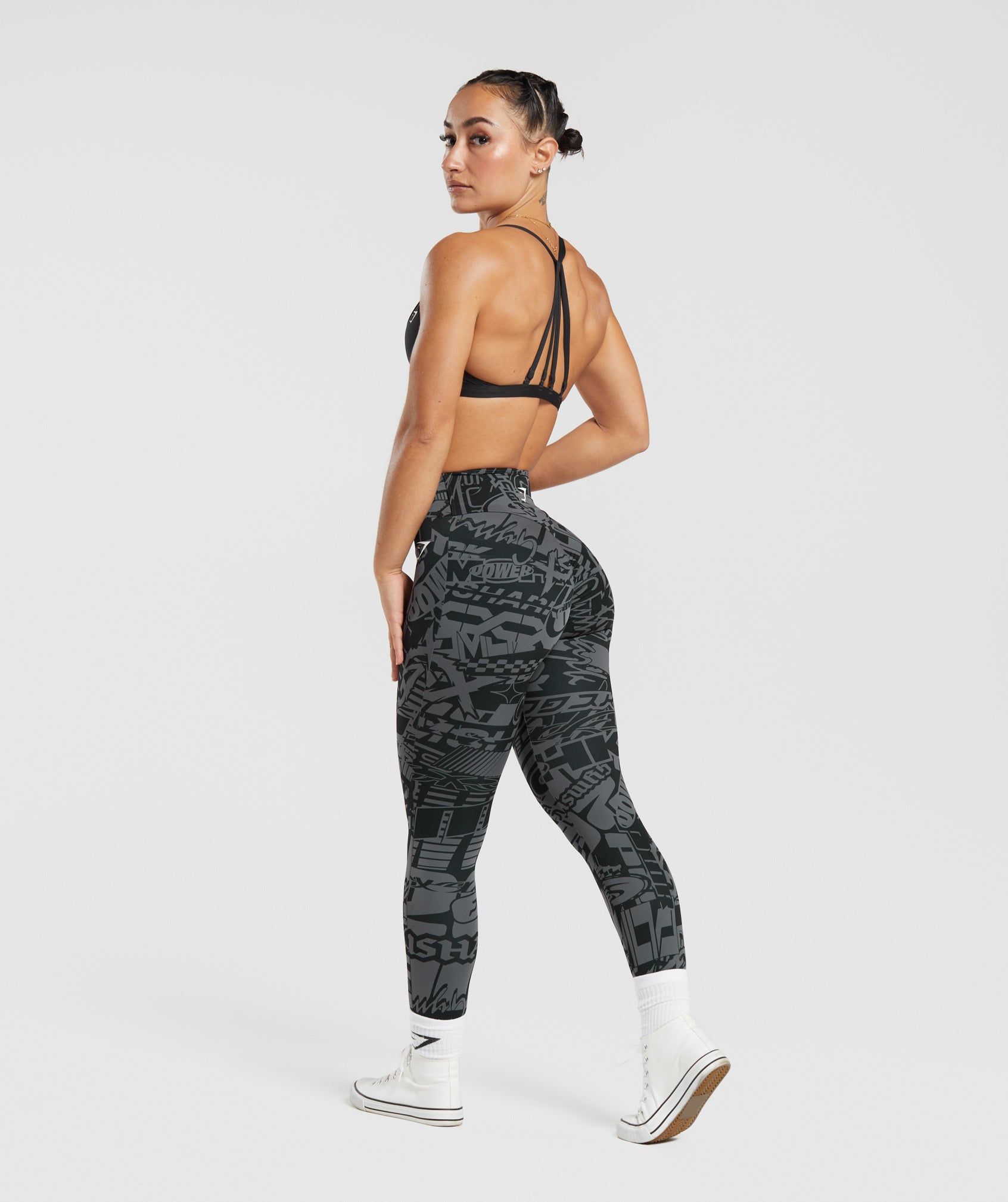 GS Power Leggings - Dark Grey sold by Gymshark product image thumbnail 4