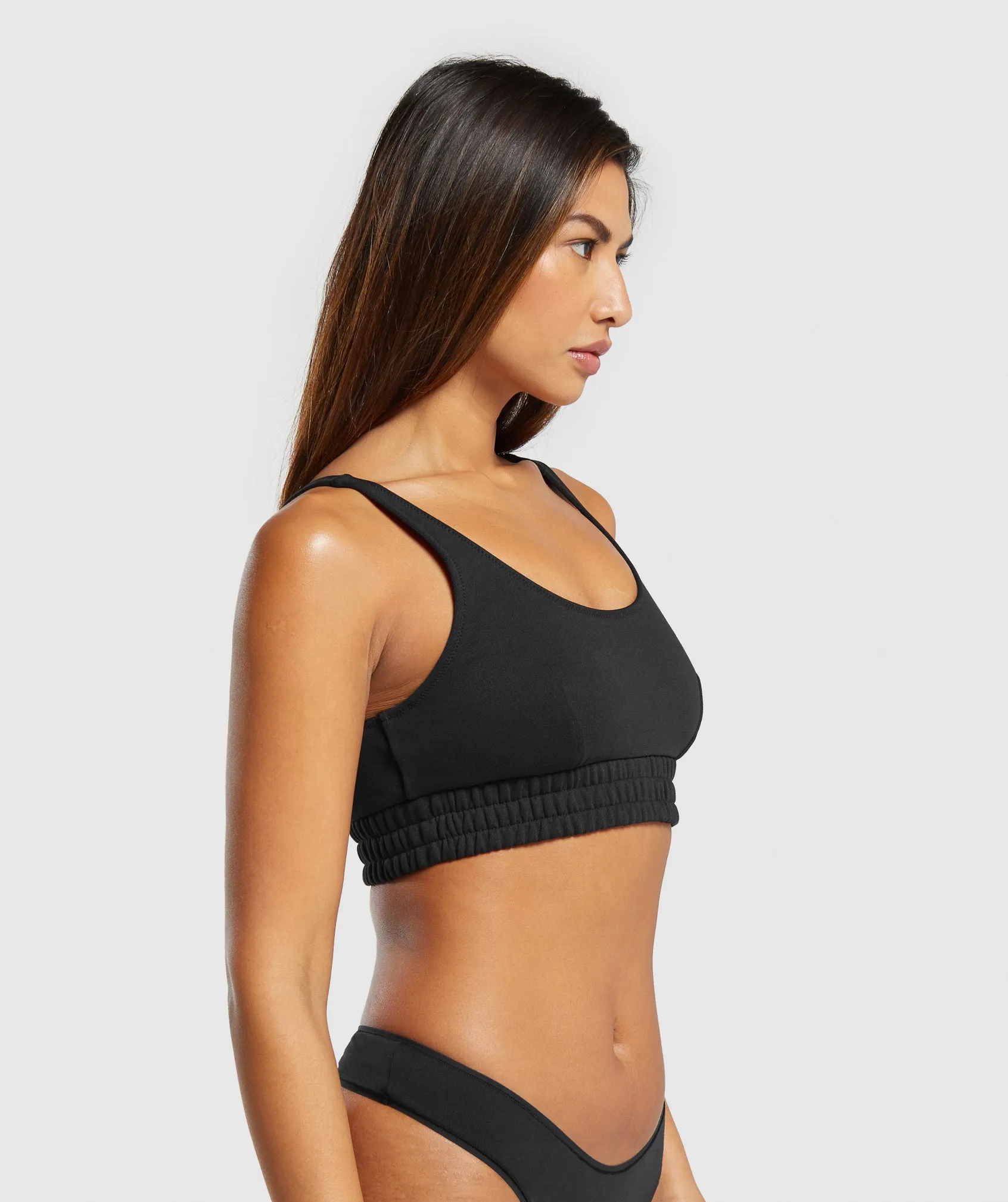 Gymshark Sweatshirt Bralette - Black sold by Gymshark product image thumbnail 3