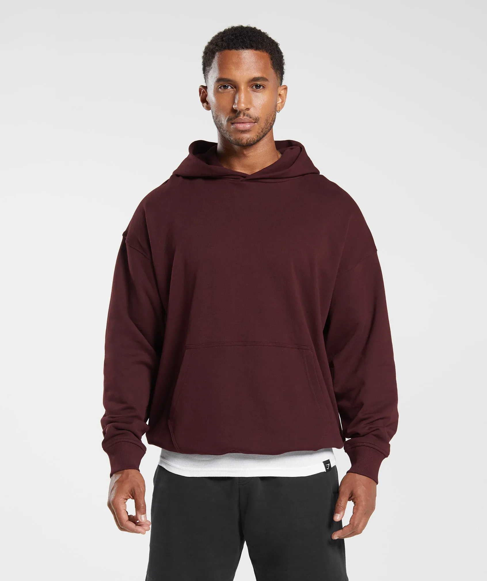 Gymshark Rest Day Essentials Hoodie - Rich Maroon sold by Gymshark