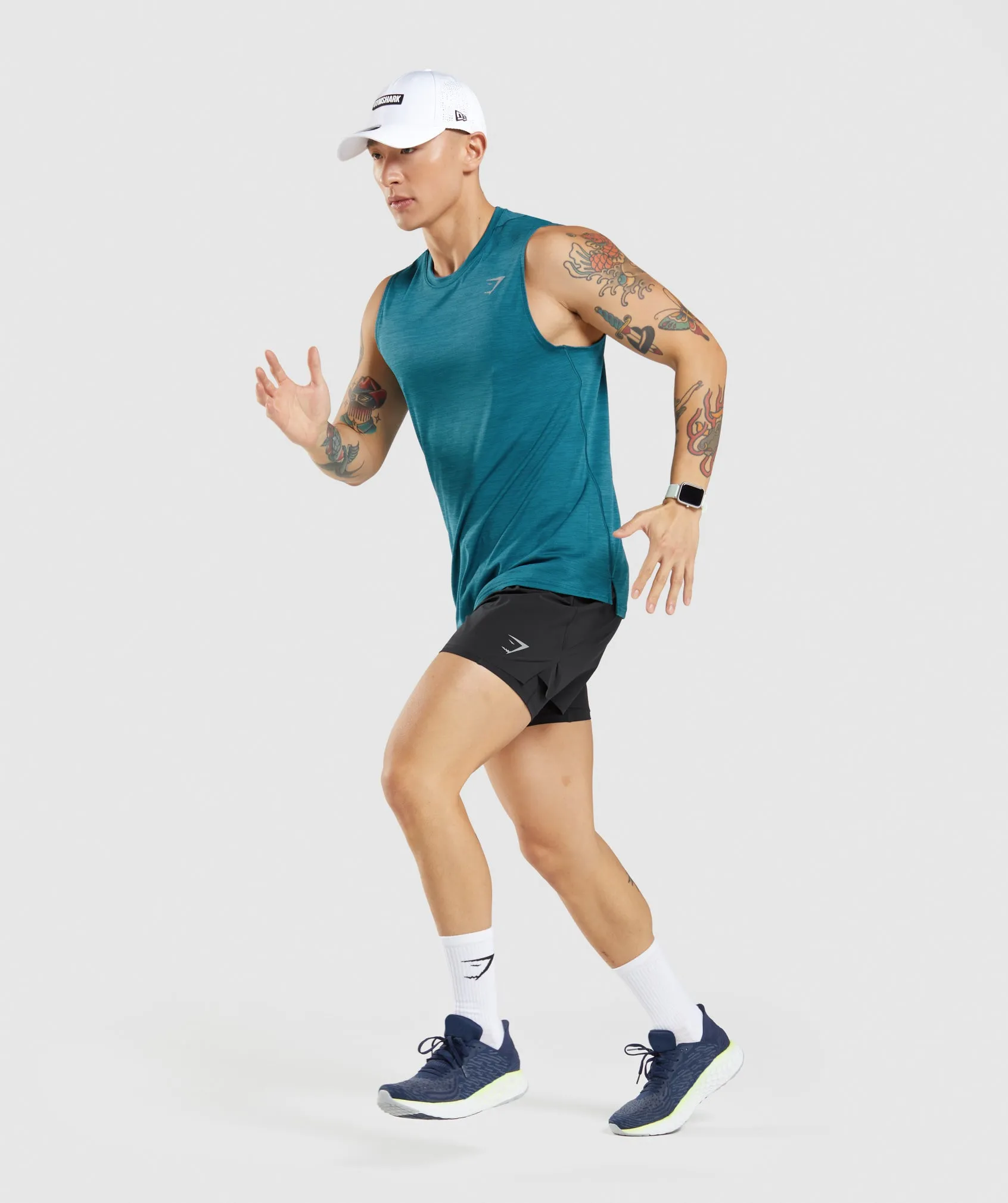 Gymshark Speed 5" 2 In 1 Shorts - Black sold by Gymshark product image thumbnail 4