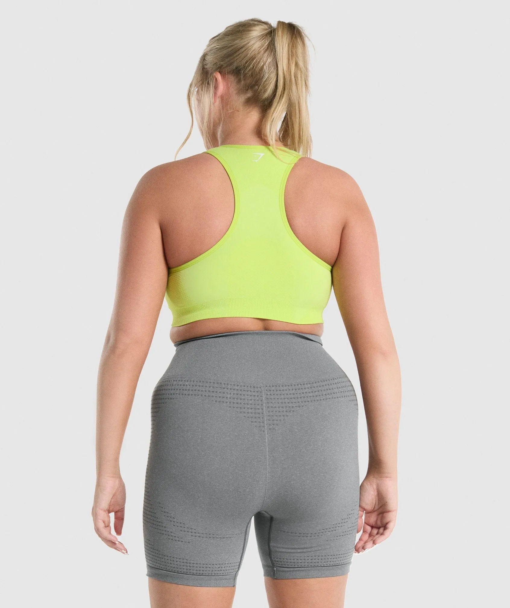 Gymshark Vital Sports Bra - Yellow Marl sold by Gymshark product image thumbnail 2