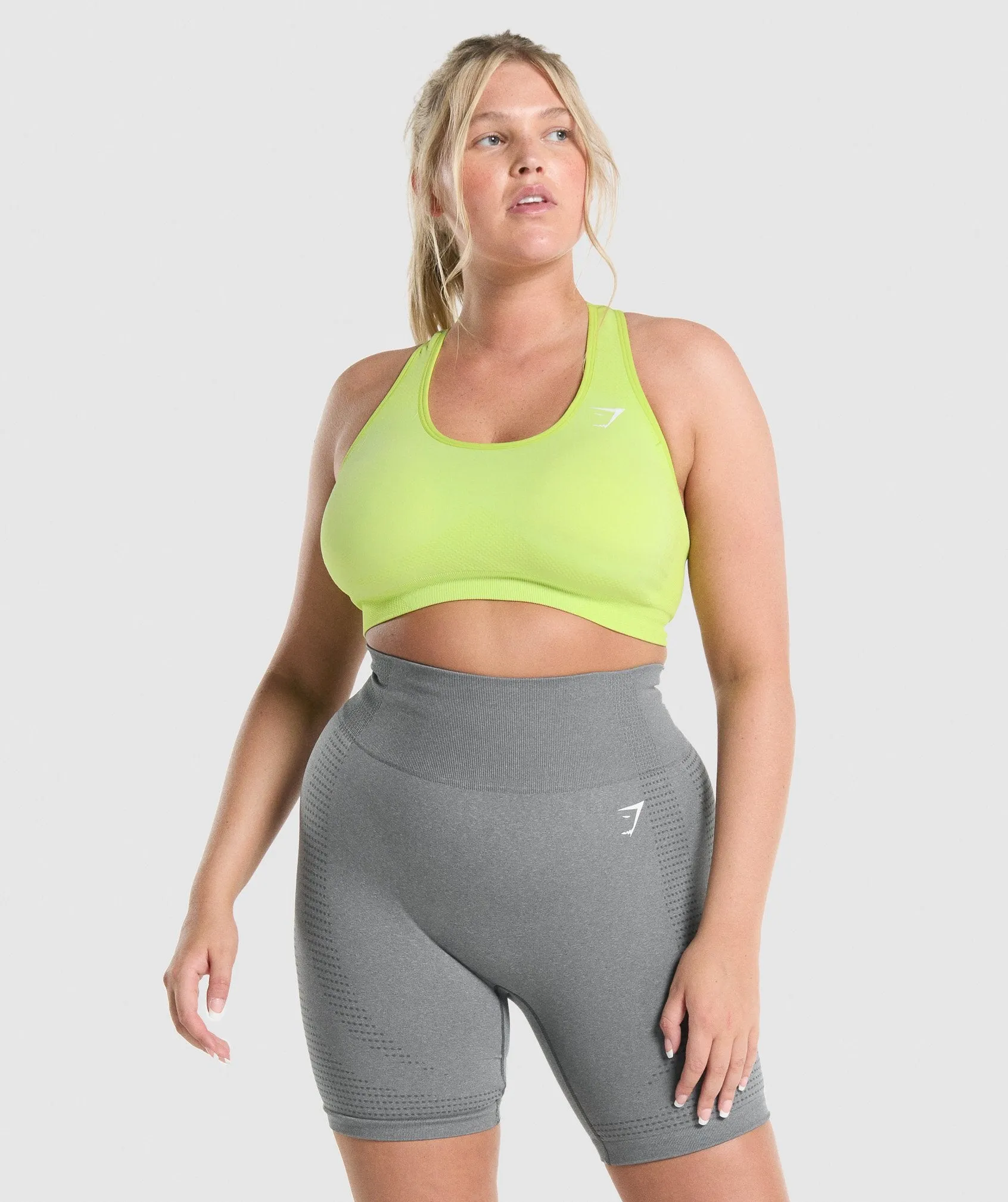 Gymshark Vital Sports Bra - Yellow Marl sold by Gymshark