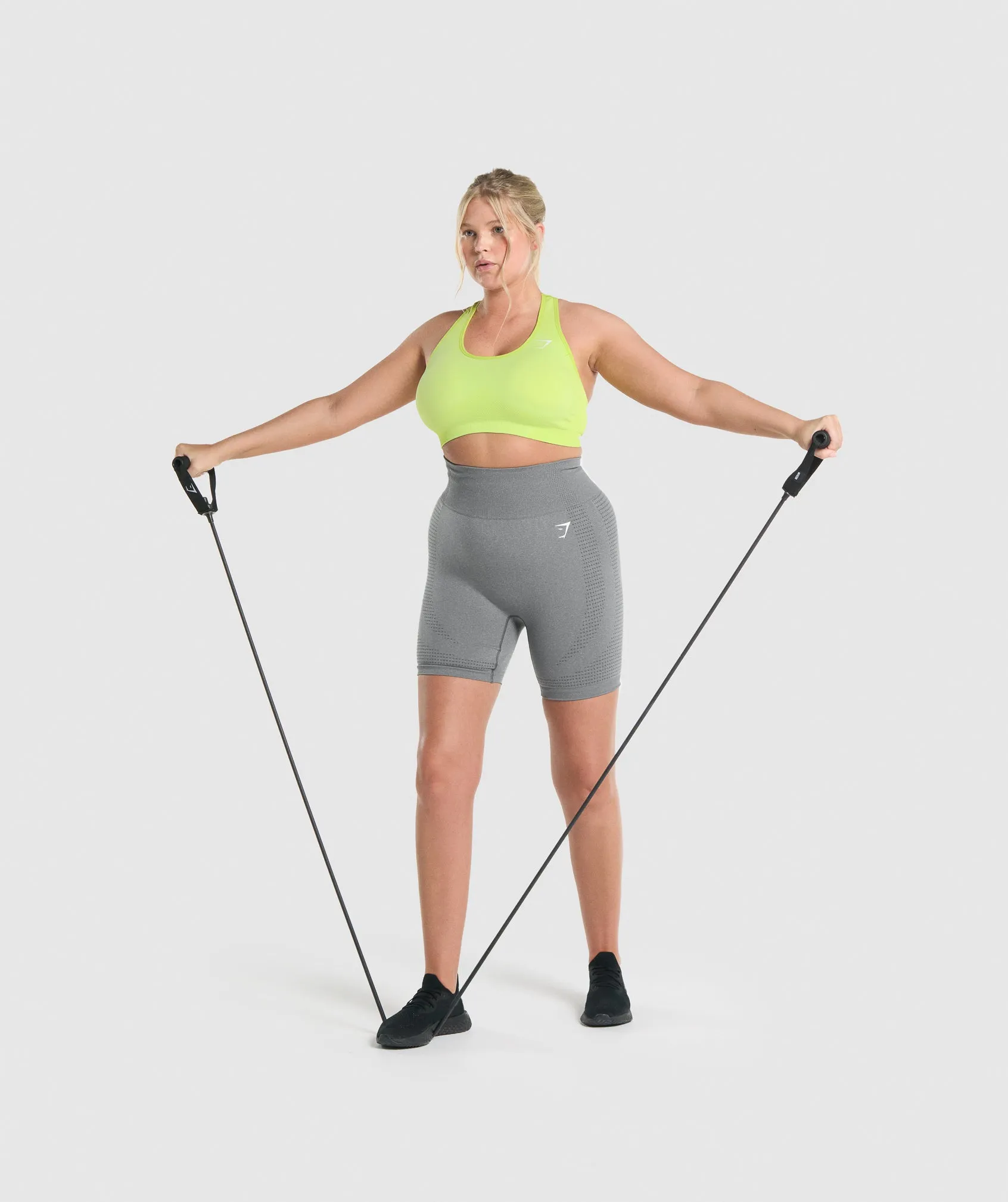 Gymshark Vital Sports Bra - Yellow Marl sold by Gymshark product image thumbnail 4