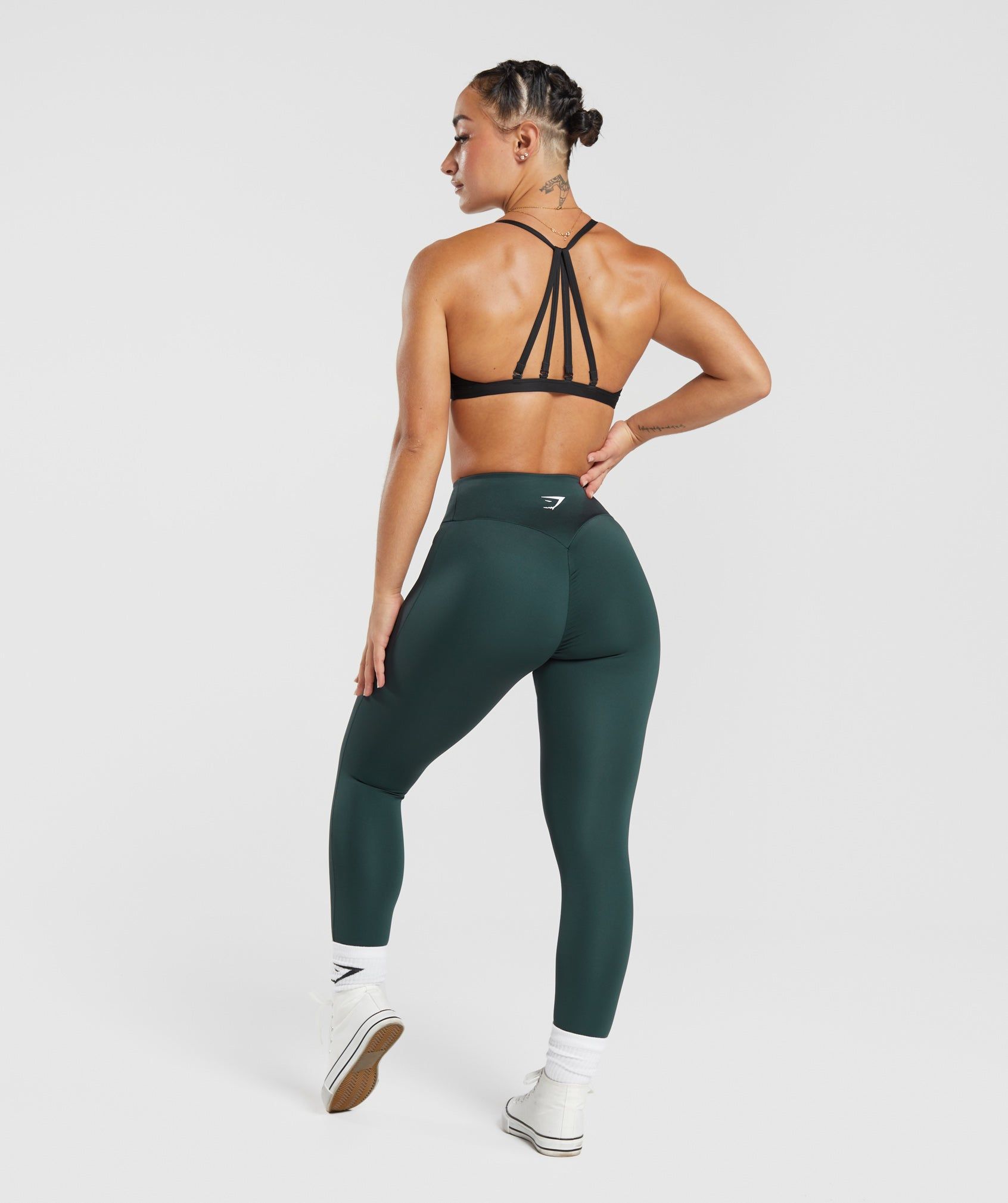 GS Power Leggings - Darkest Teal sold by Gymshark product image thumbnail 4