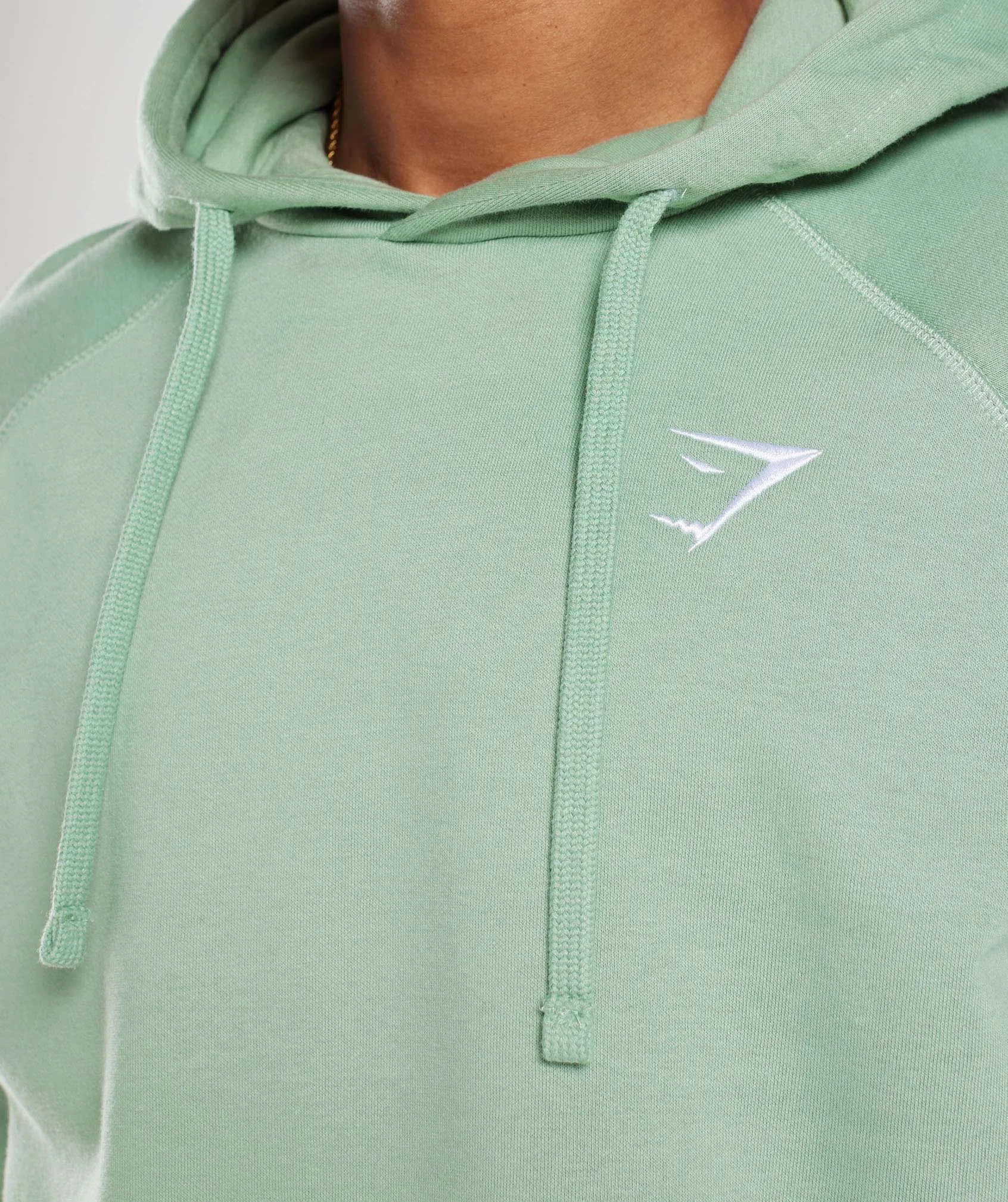 Gymshark Crest Hoodie - Desert Sage Green sold by Gymshark product image thumbnail 5