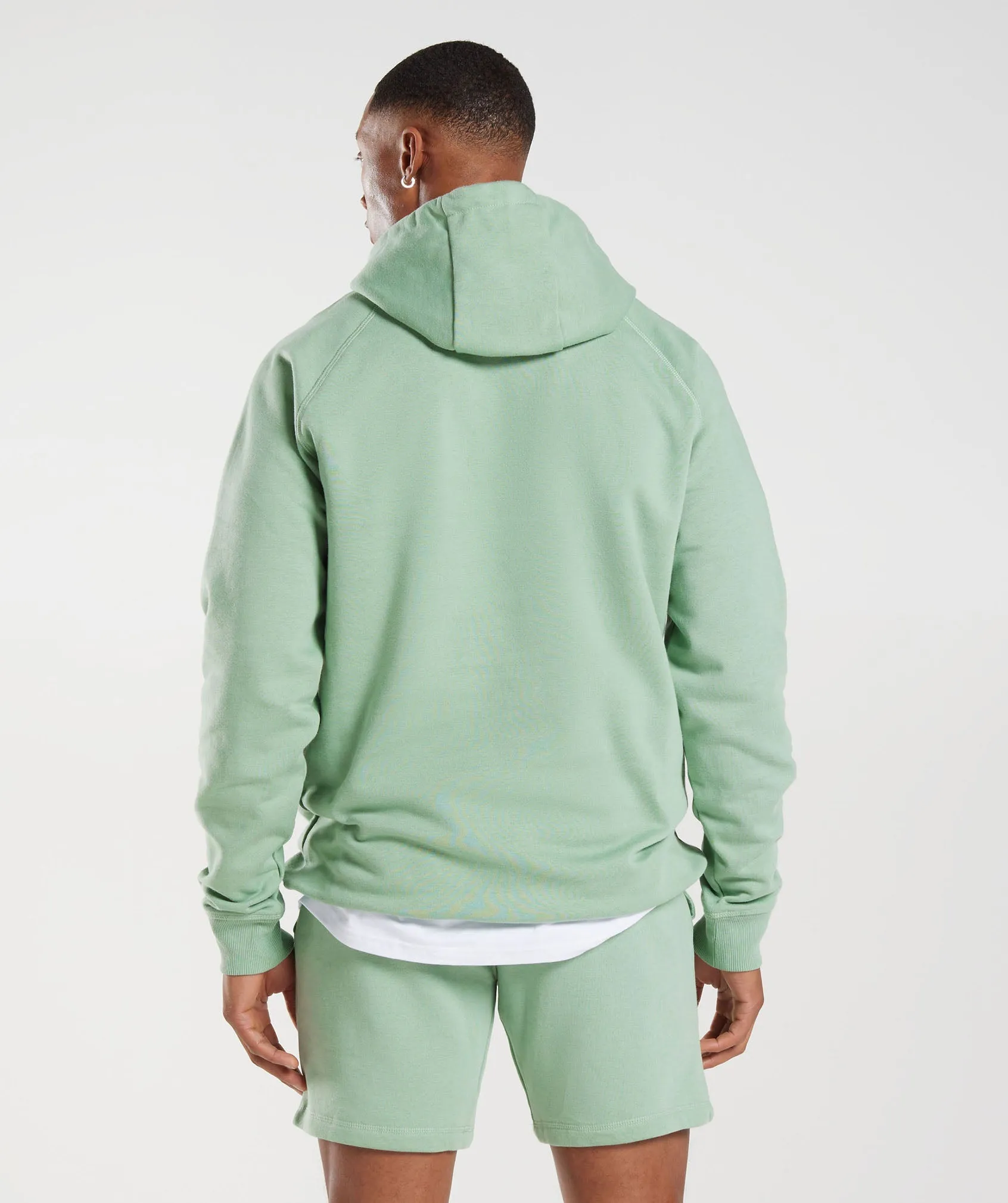 Gymshark Crest Hoodie - Desert Sage Green sold by Gymshark product image thumbnail 2