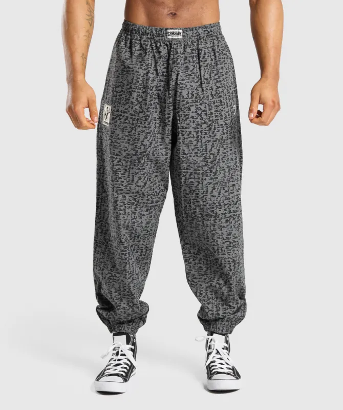 Gymshark Printed Pumper Pants - Pitch Grey sold by Gymshark