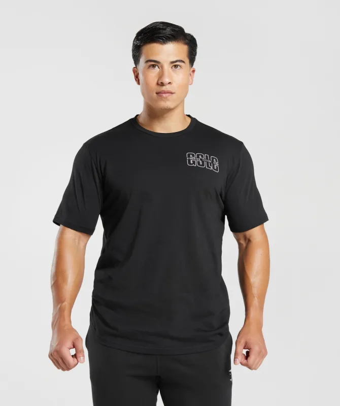Gymshark Lifting Club T-Shirt - Black sold by Gymshark