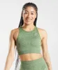 Gymshark Adapt Animal Seamless Sports Bra - Wild | Iguana Green sold by Gymshark