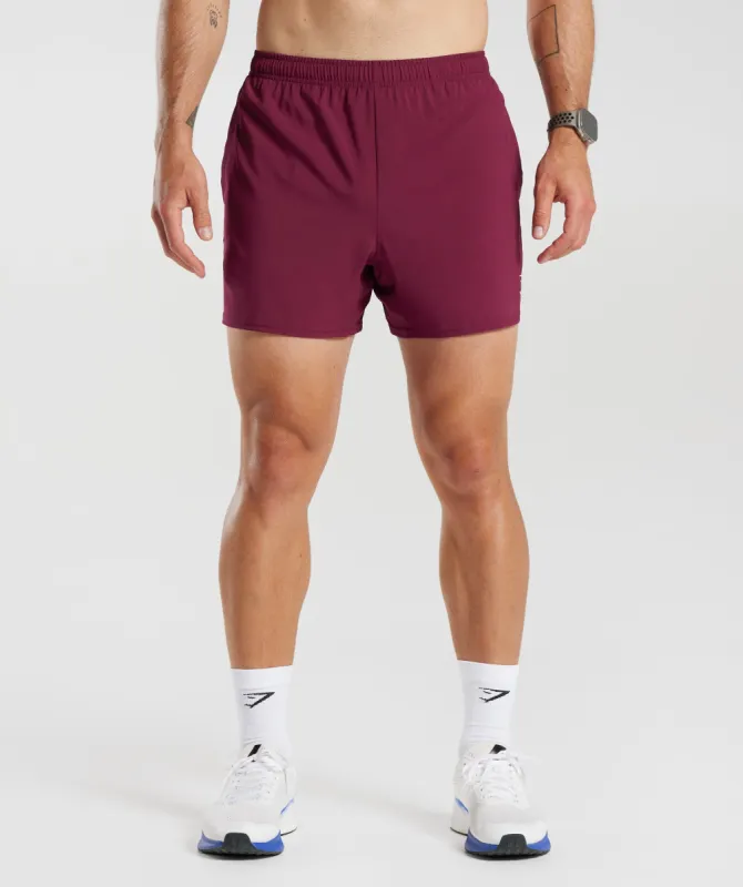 Gymshark Arrival 5" Shorts - Plum Pink made by Gymshark